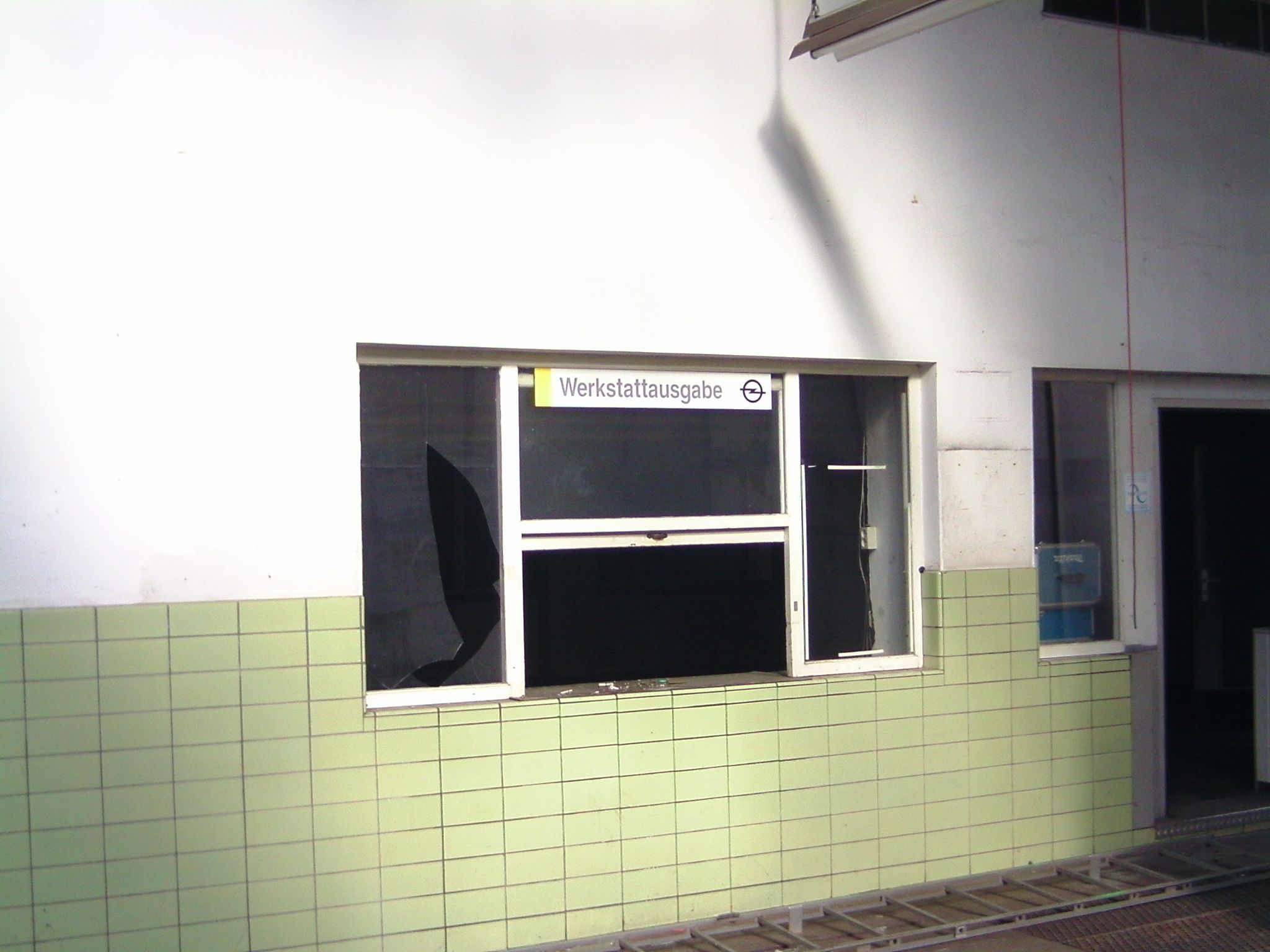 Der ehem. Ausgabeschalter