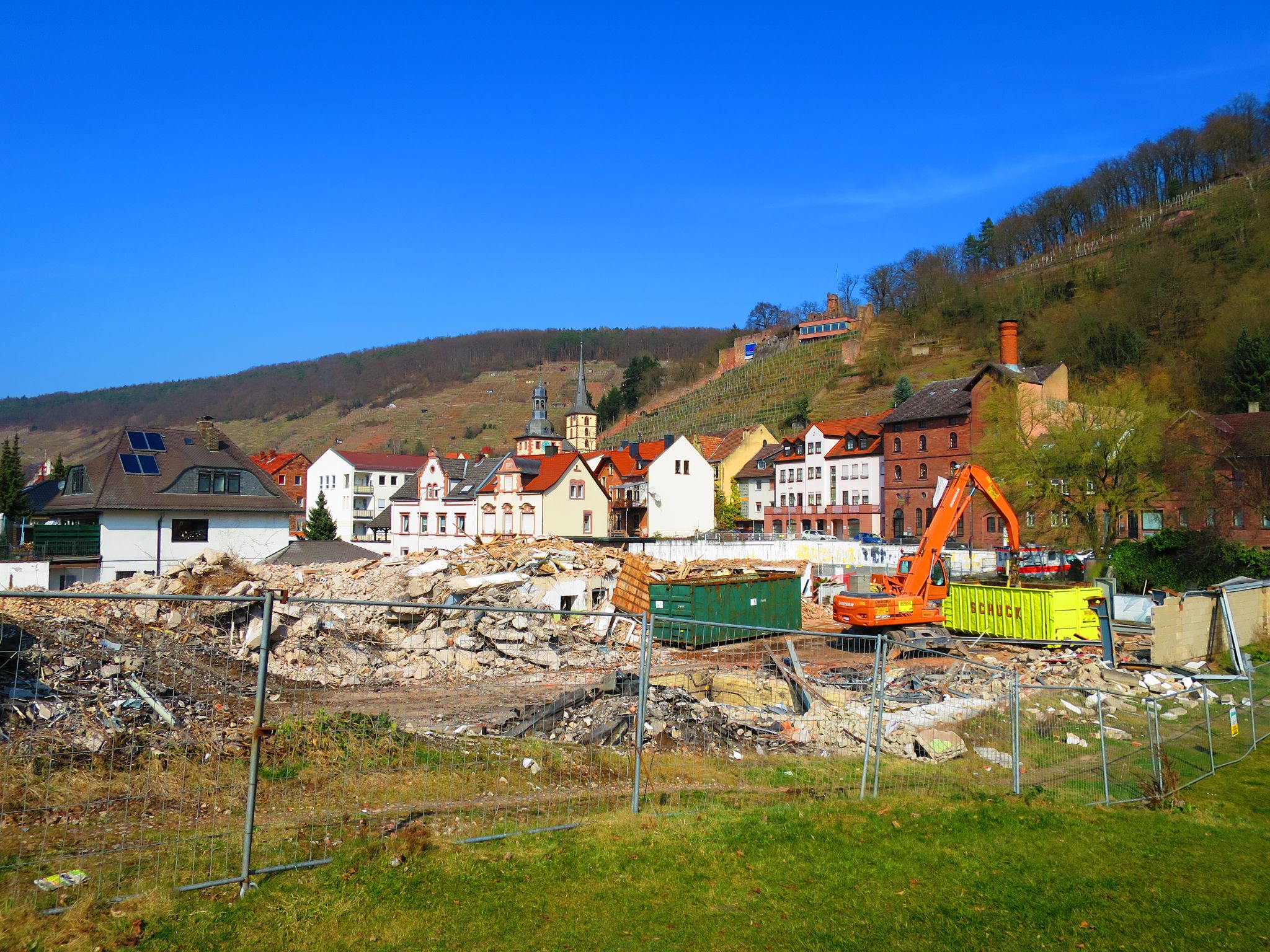Unverdeckte Sicht auf die Südspitze