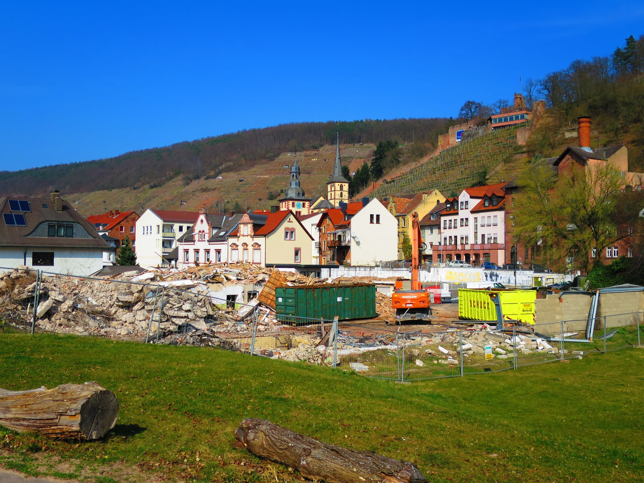 Unverdeckte Sicht auf die Südspitze