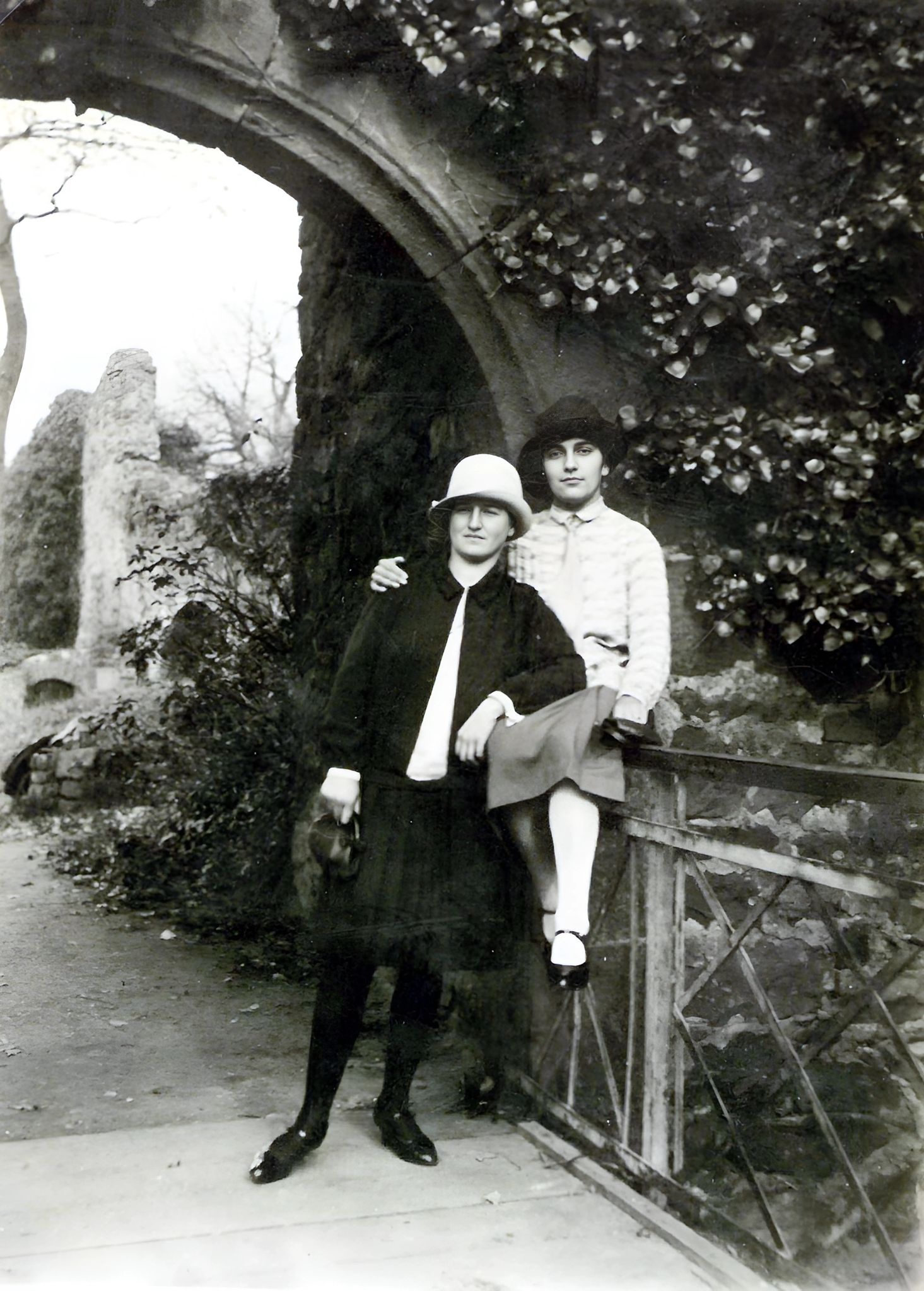 Auf der Brücke zur Clingenburg