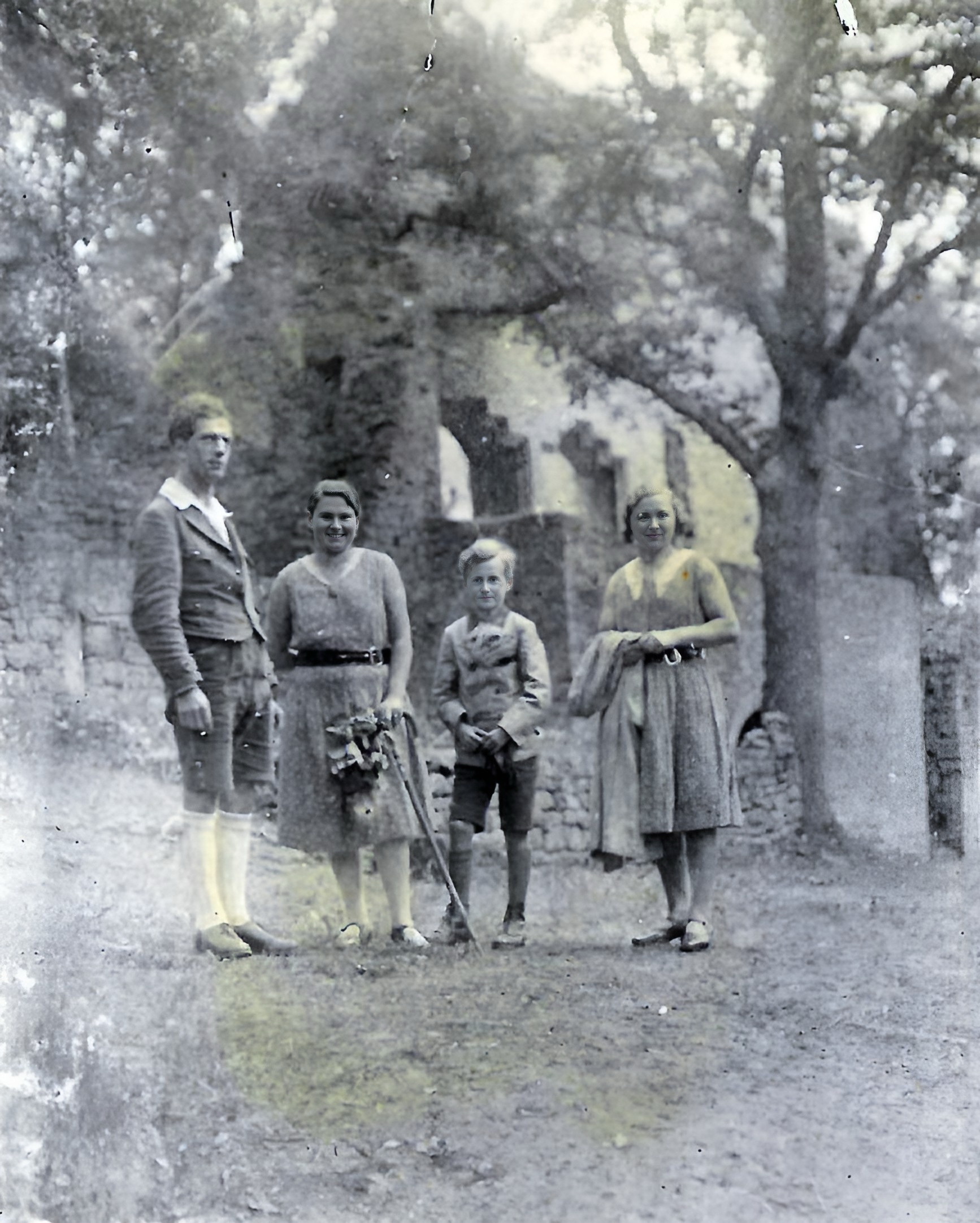 Familienfoto der Familie Eckert 1932