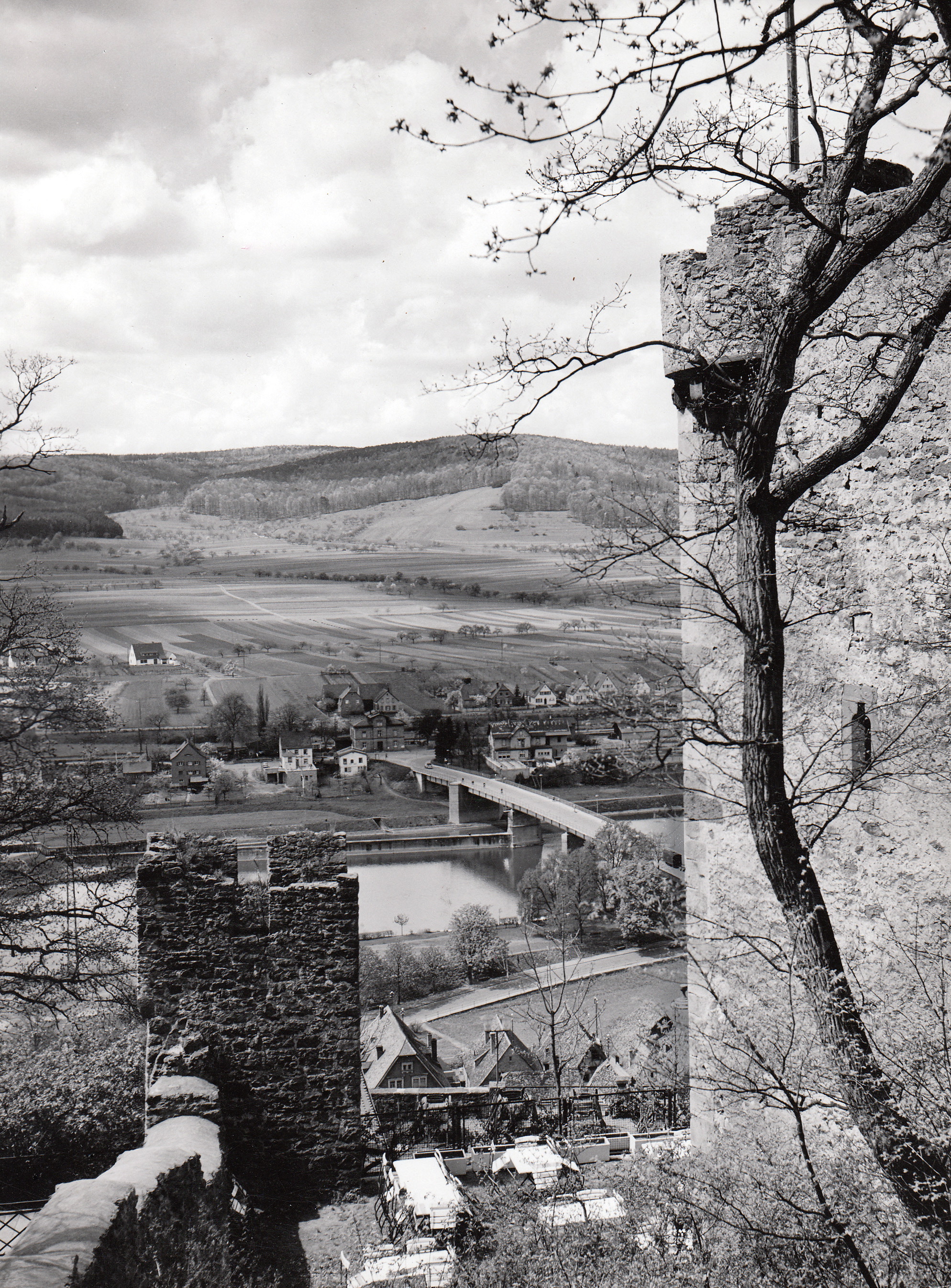 Blick nach Trennfurt um 1954