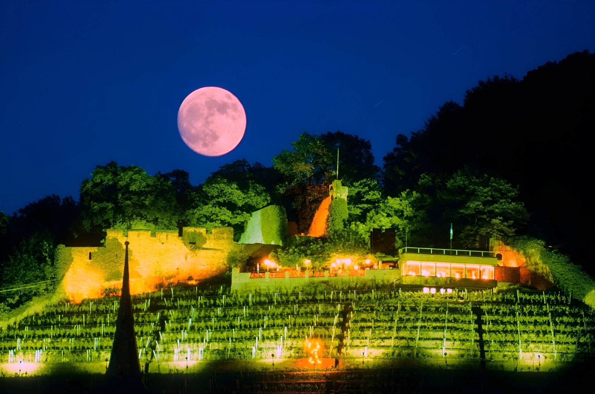 Impression - Vollmond über Klingenberg