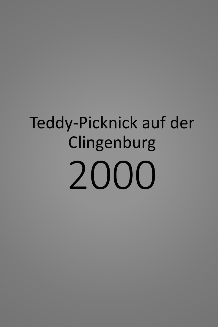 Teddy-Picknick auf der Clingenburg 2000