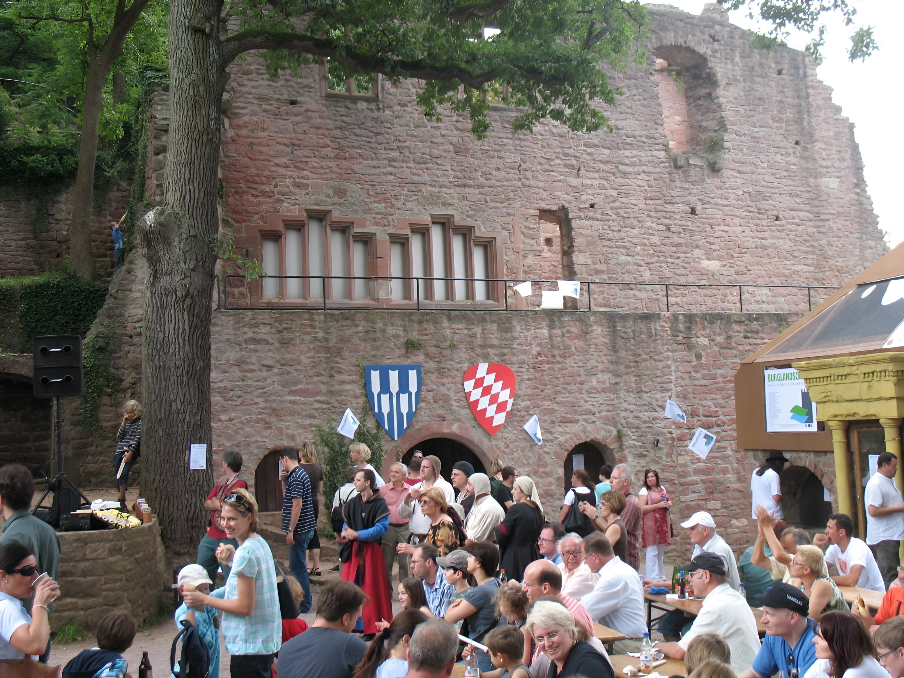 Mittelalterspektakel auf der Clingenburg 2011