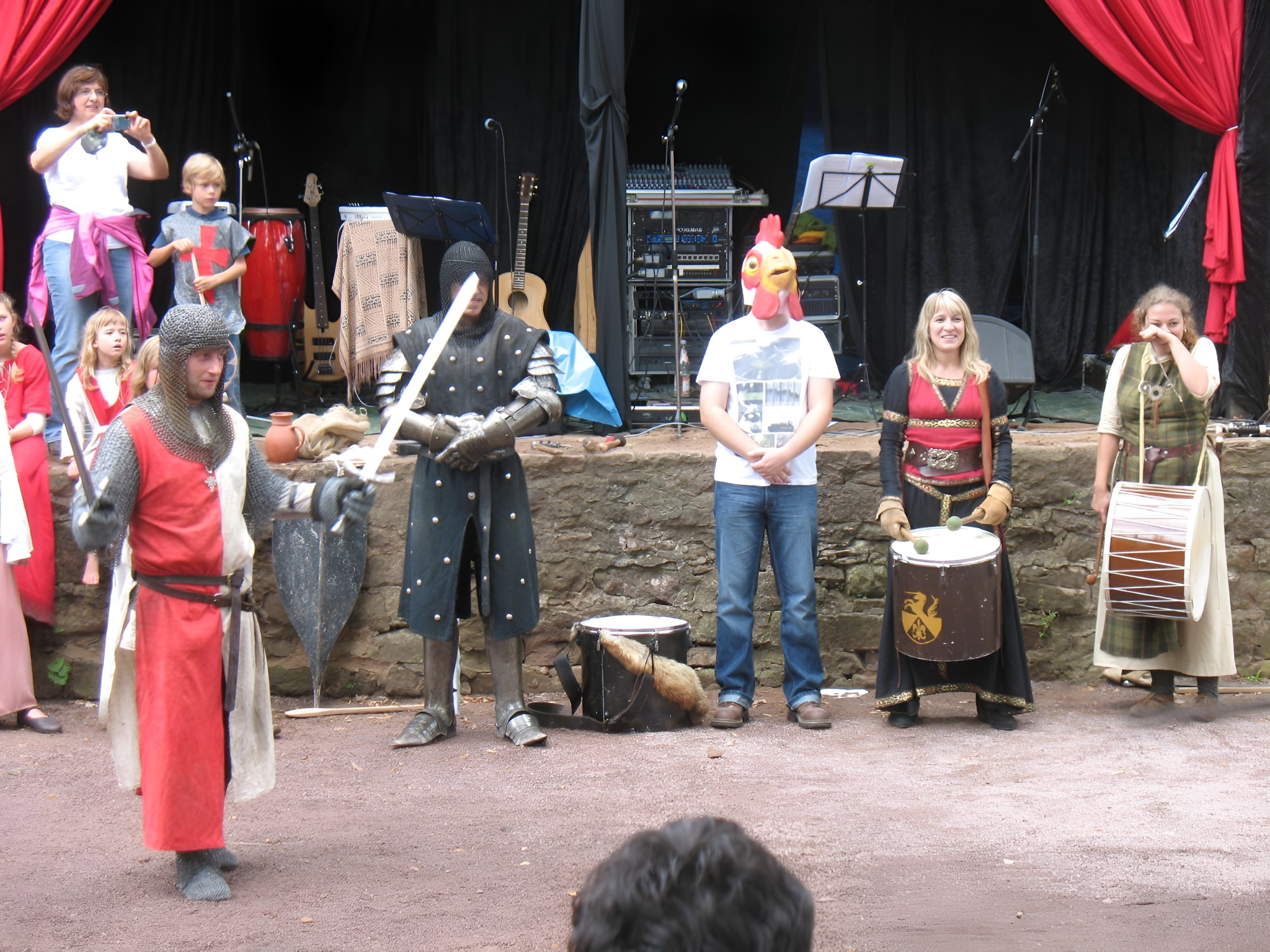 Mittelalterspektakel auf der Clingenburg 2011