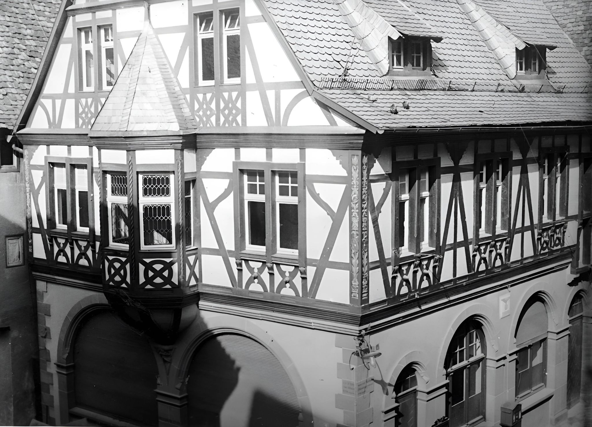 Blick auf das ehem. Rathaus