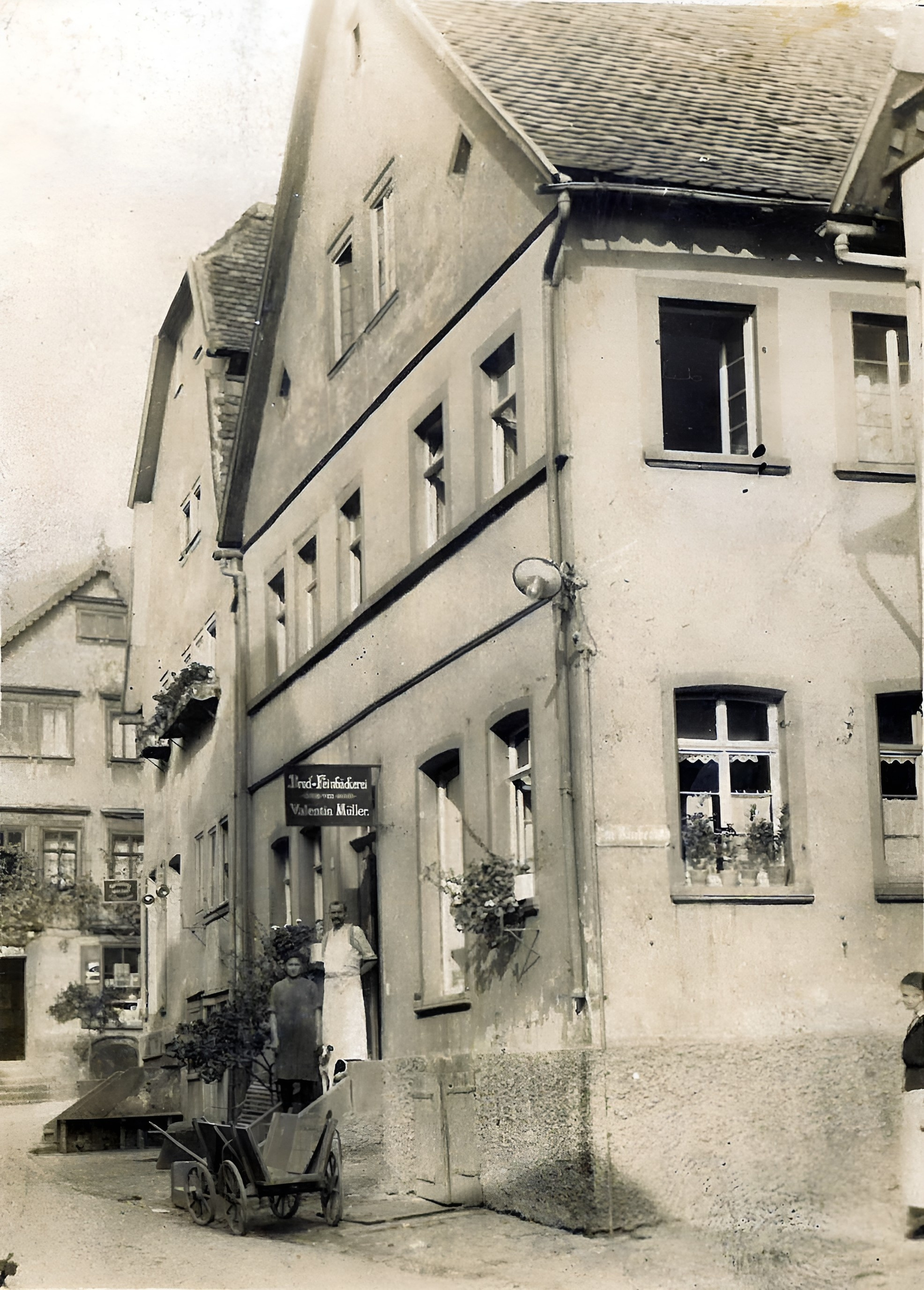 Die Hauptstraße 17 um 1925