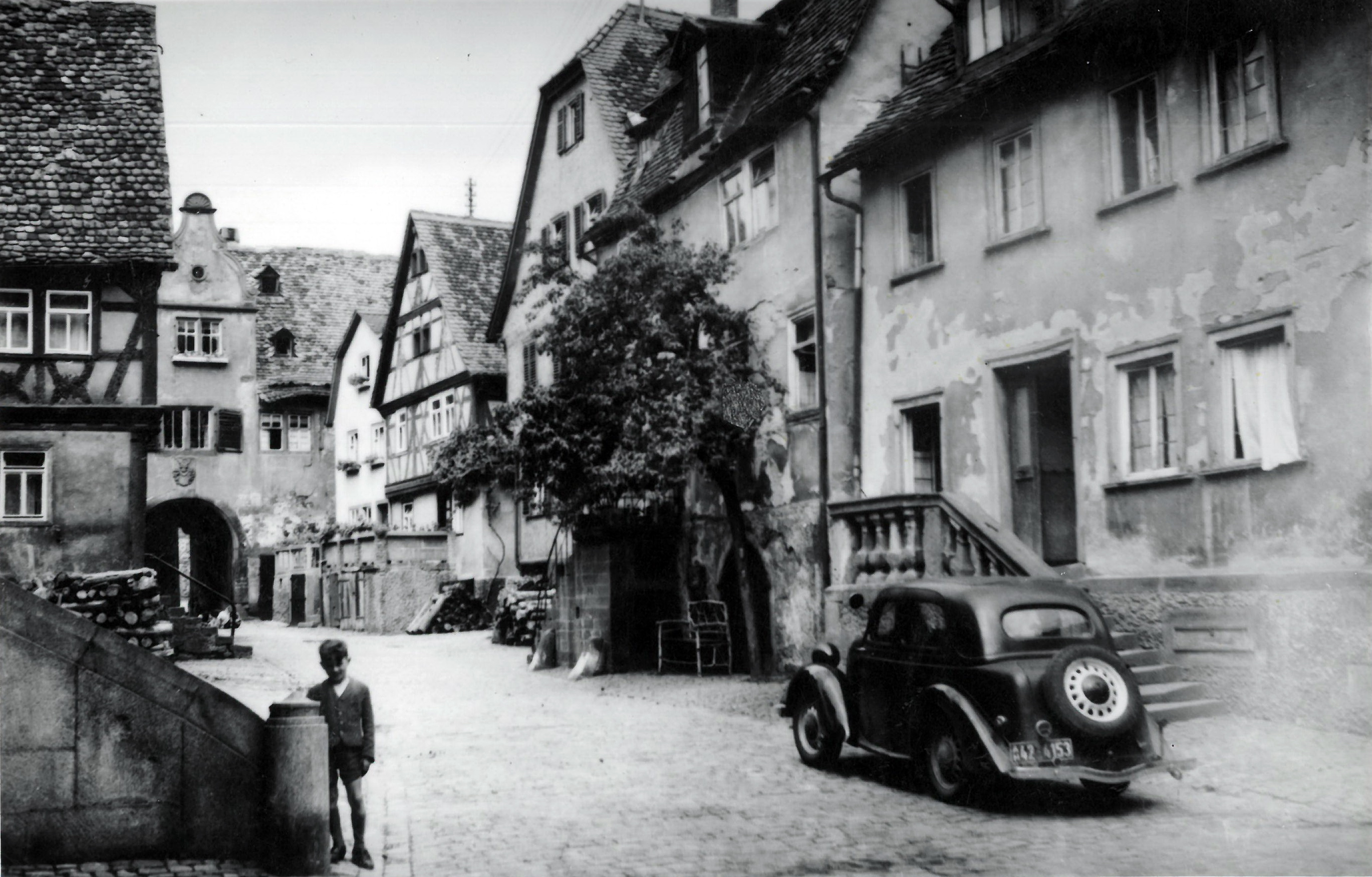 Blick in die Hofstraße um 1938