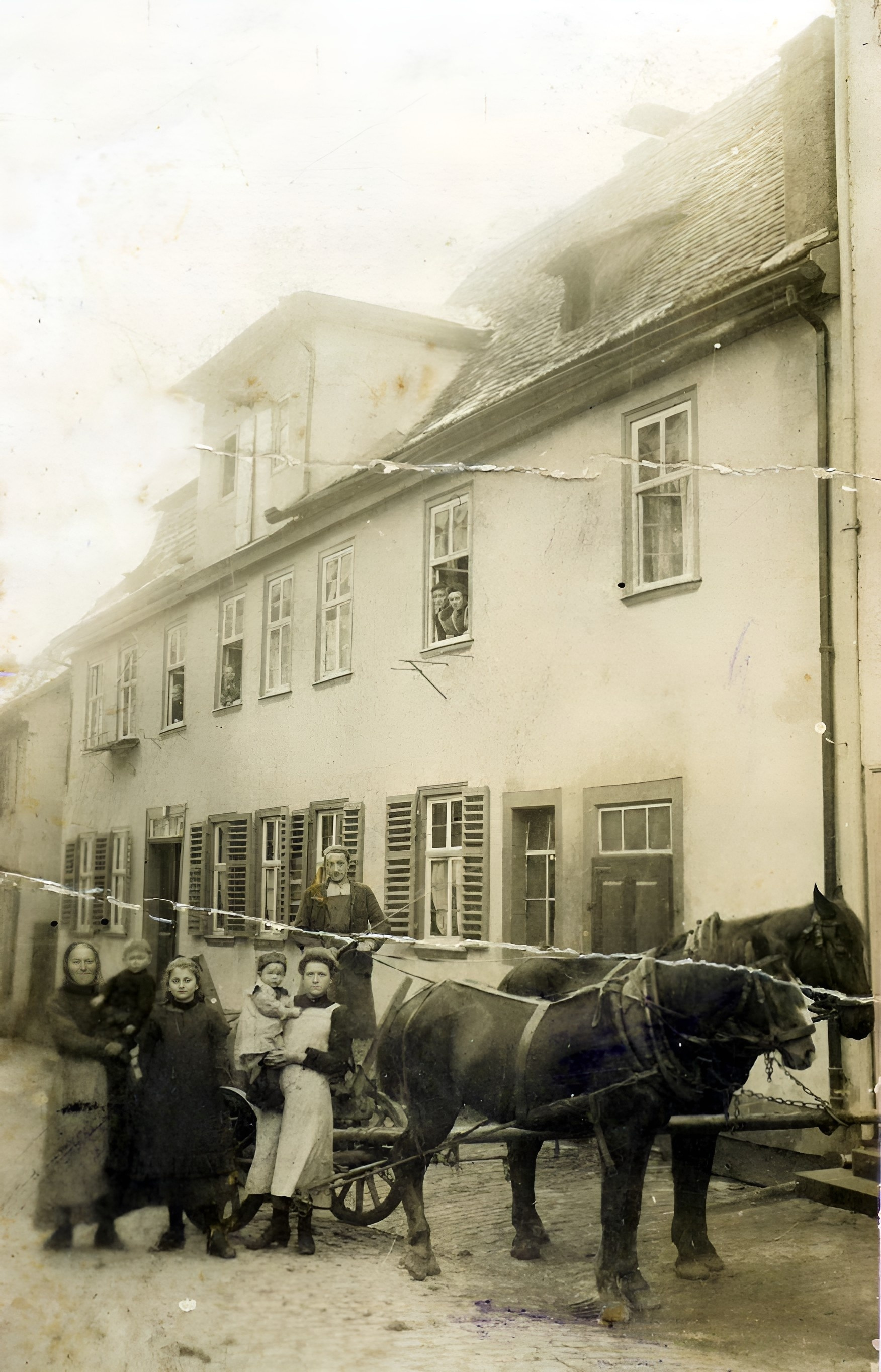 Das Gebäude "In der Altstadt 8" (Haus Reichert) um 1920
