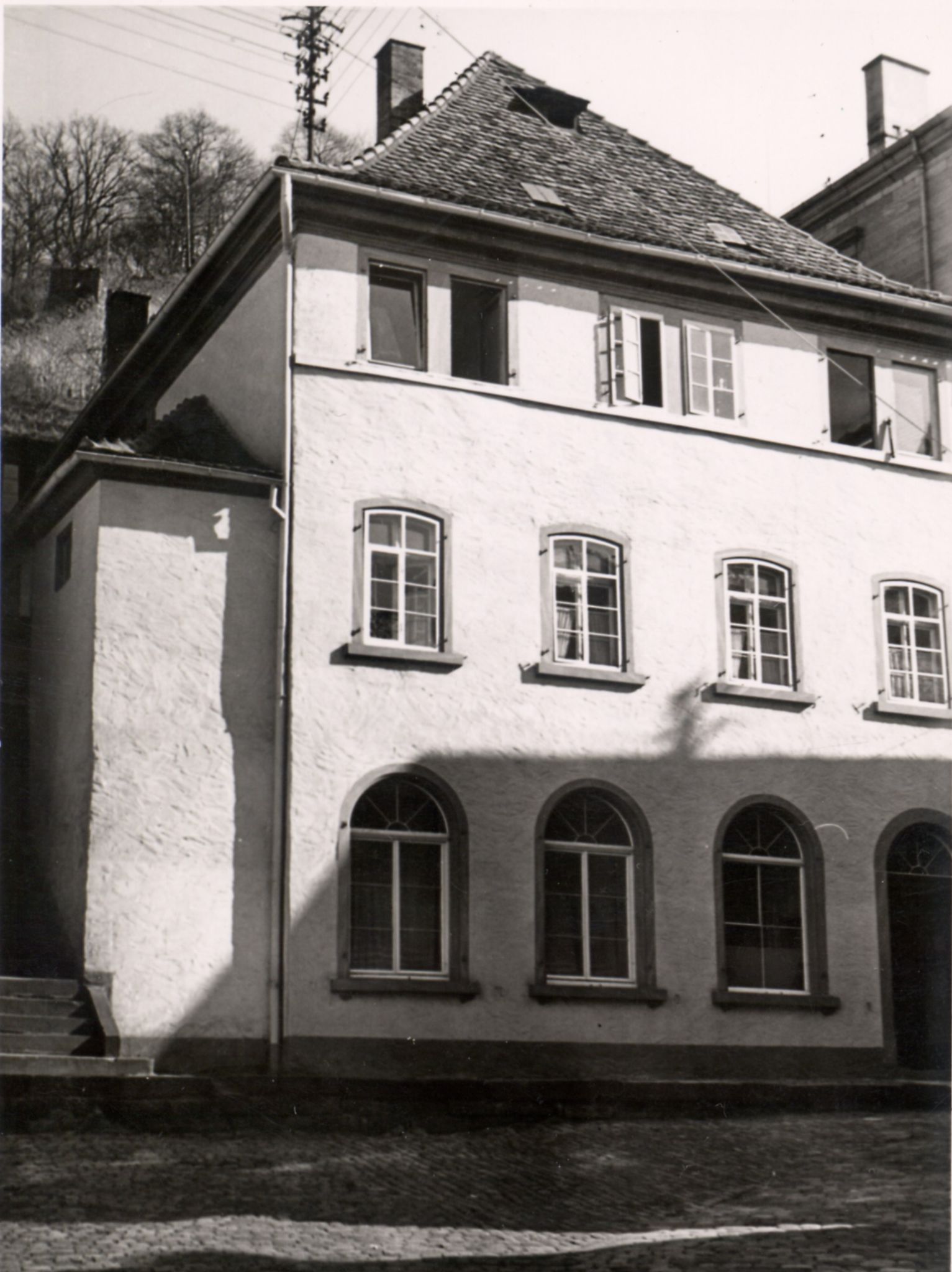 Das Gebäude nach der Renovierung im Jahr 1961