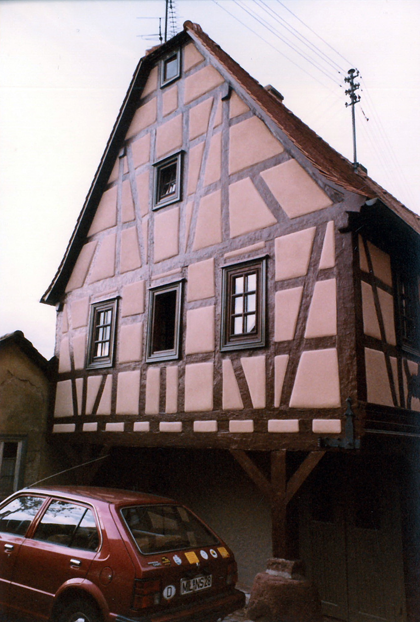 Die Kirchenstraße 4 um 1990