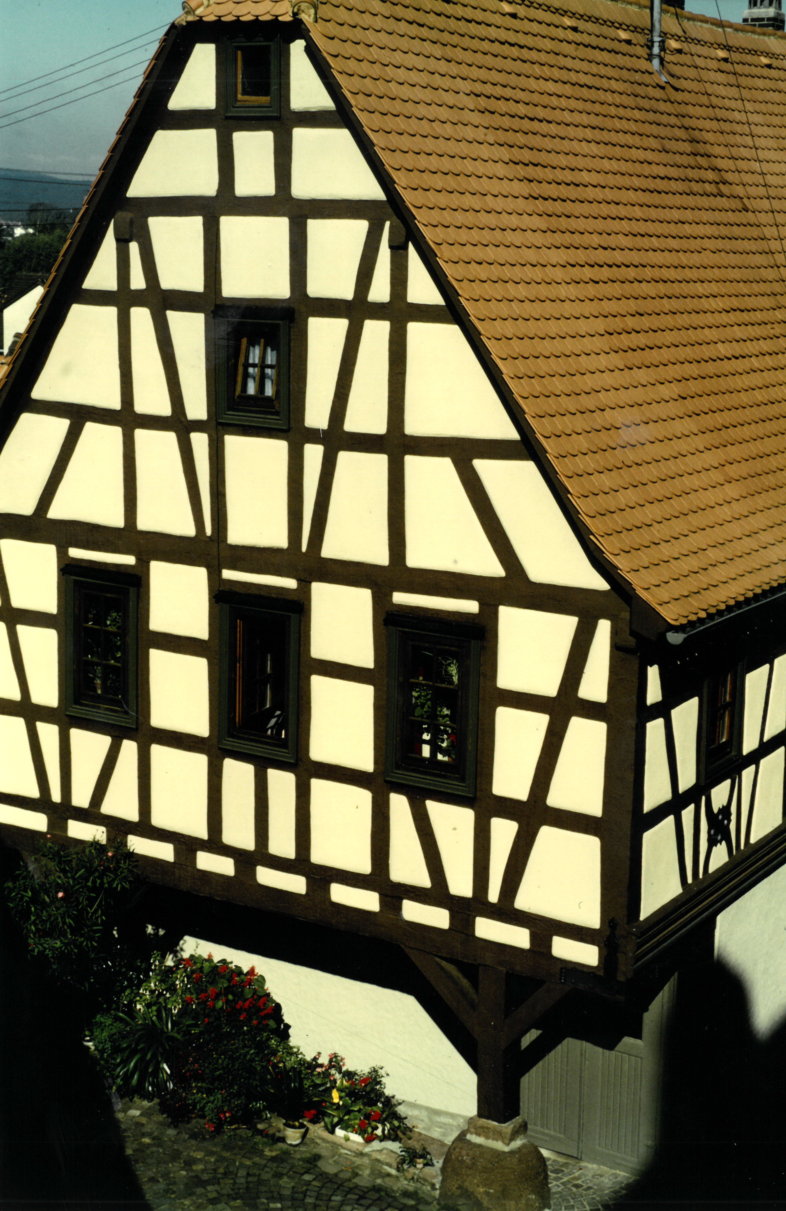 Die Kirchenstraße 4 um 1990