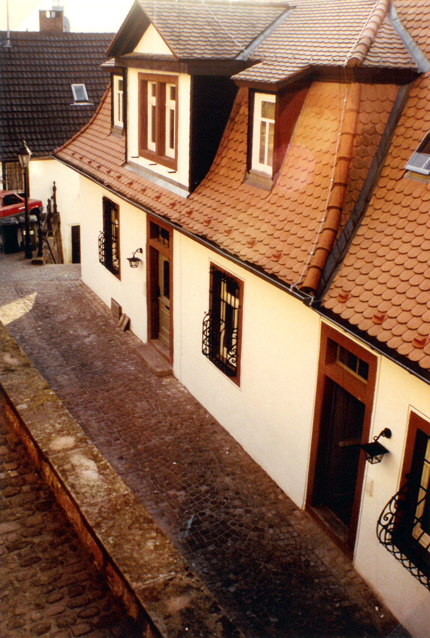 Die Kirchenstraße hinter dem Rentamt