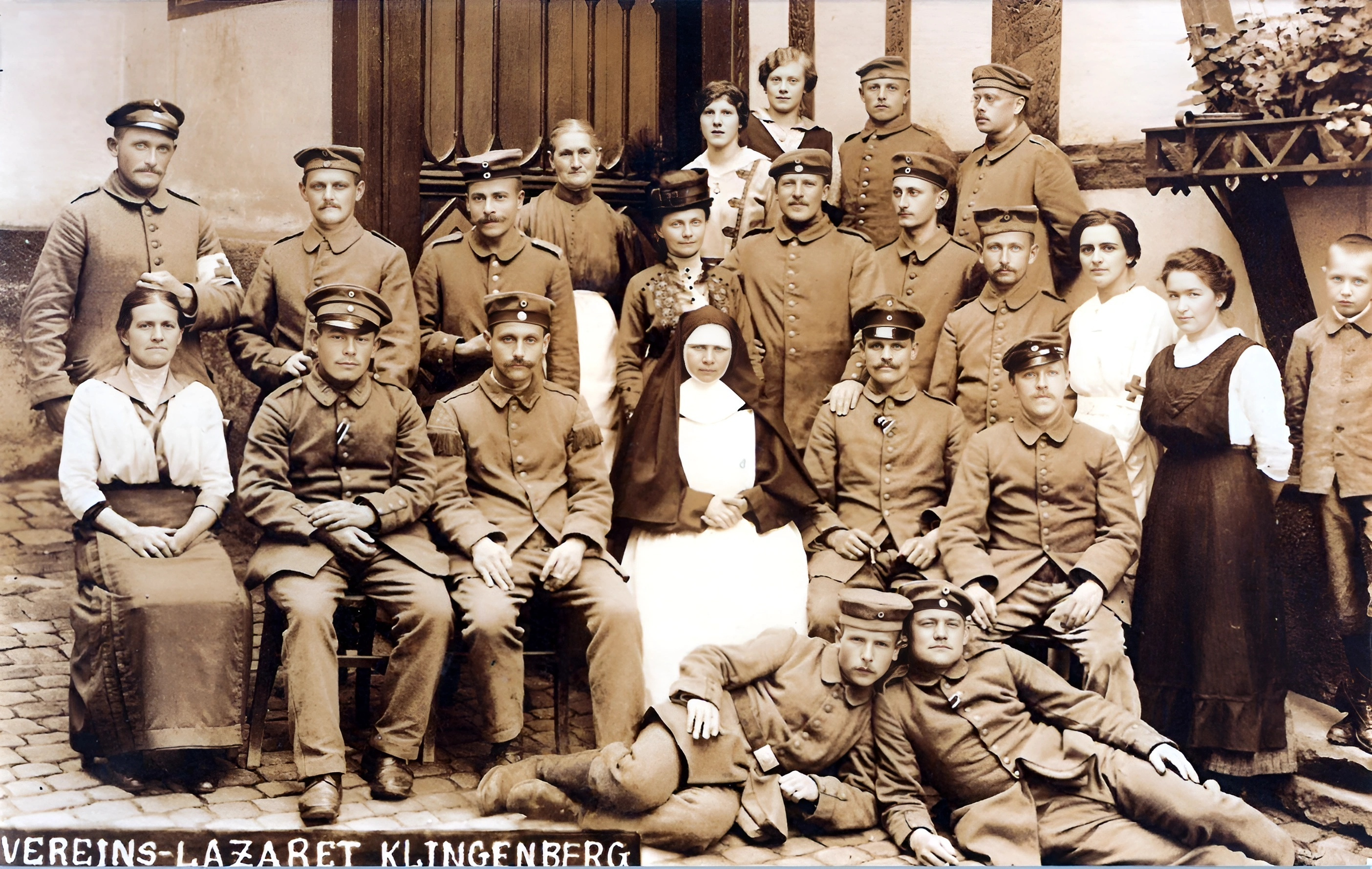 Gruppenfoto Vereinslazarett
