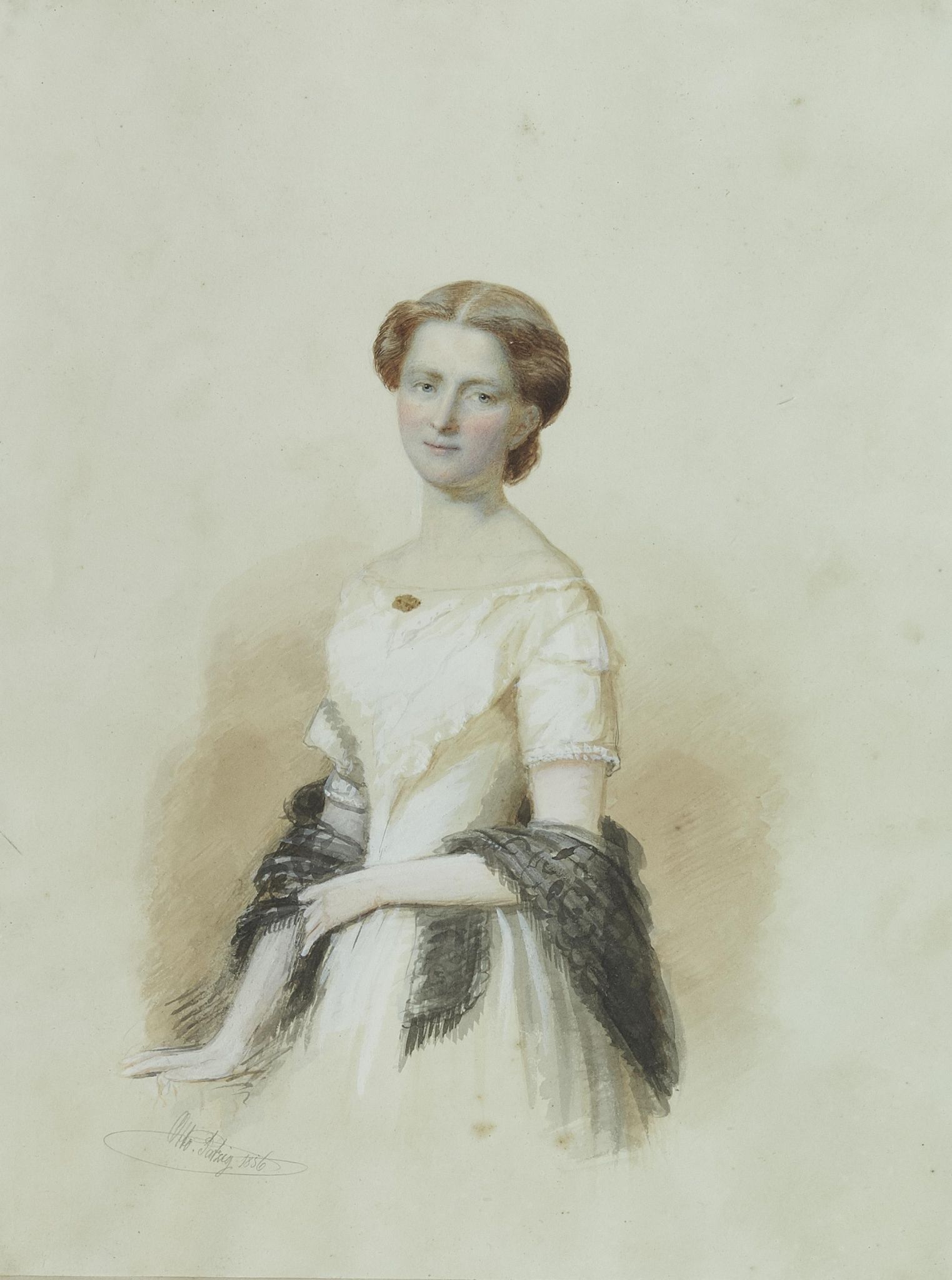 Portrait de Pauline de Saugy-de Rotenhan (1840-1916)