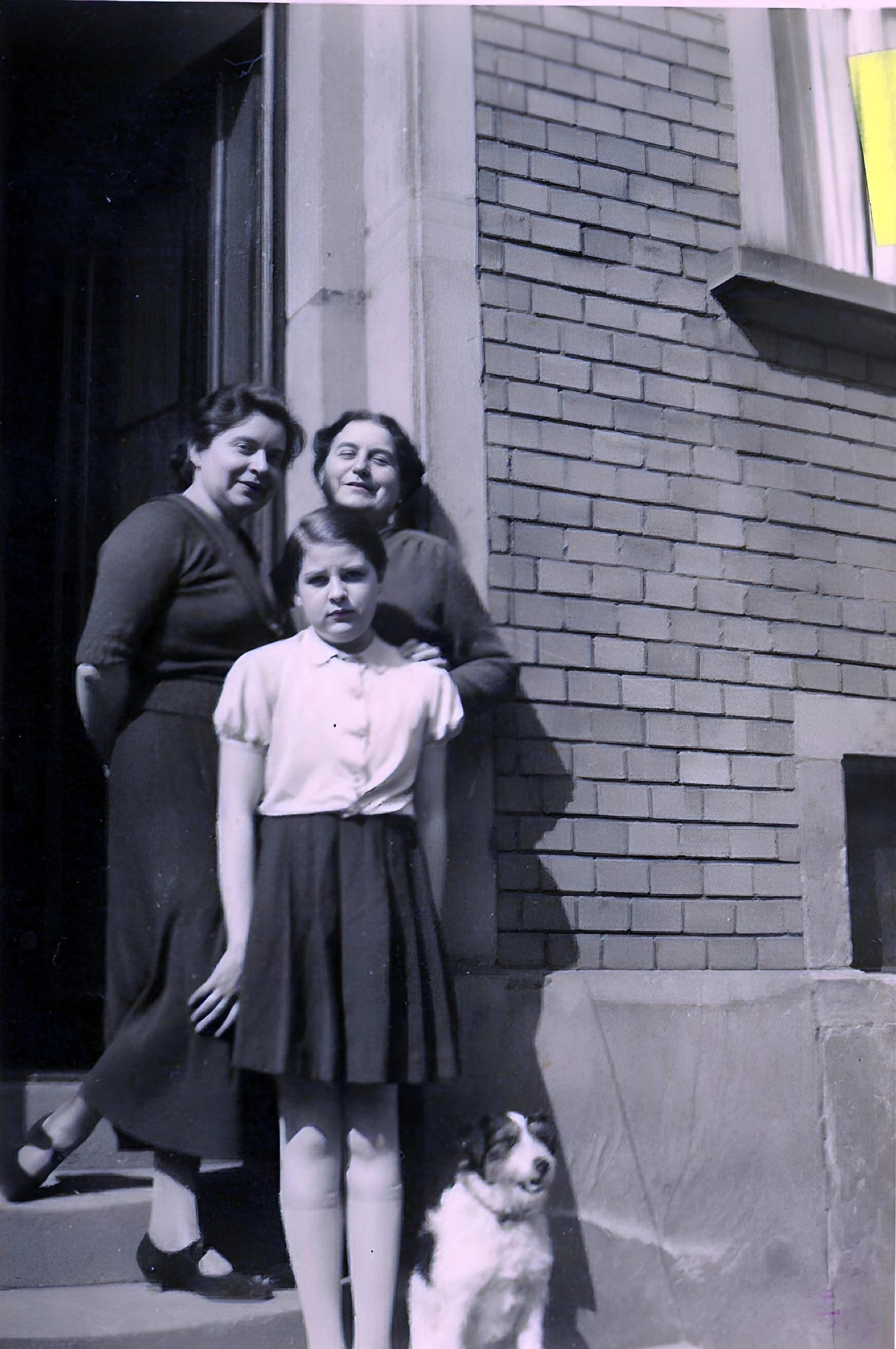 Am Hintereingang der Apotheke