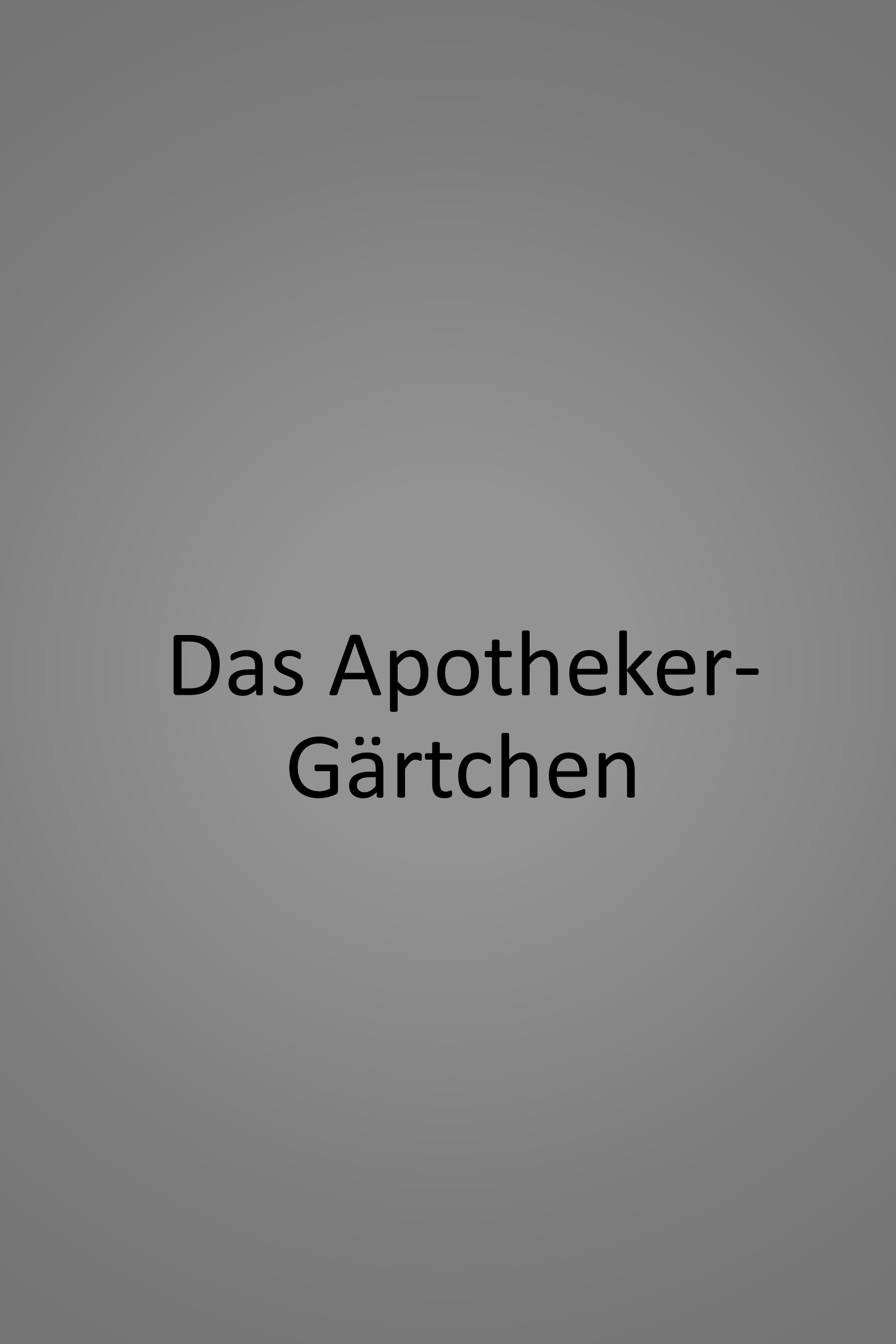 1933 188 Zwischenueberschrift Apothergaertchen