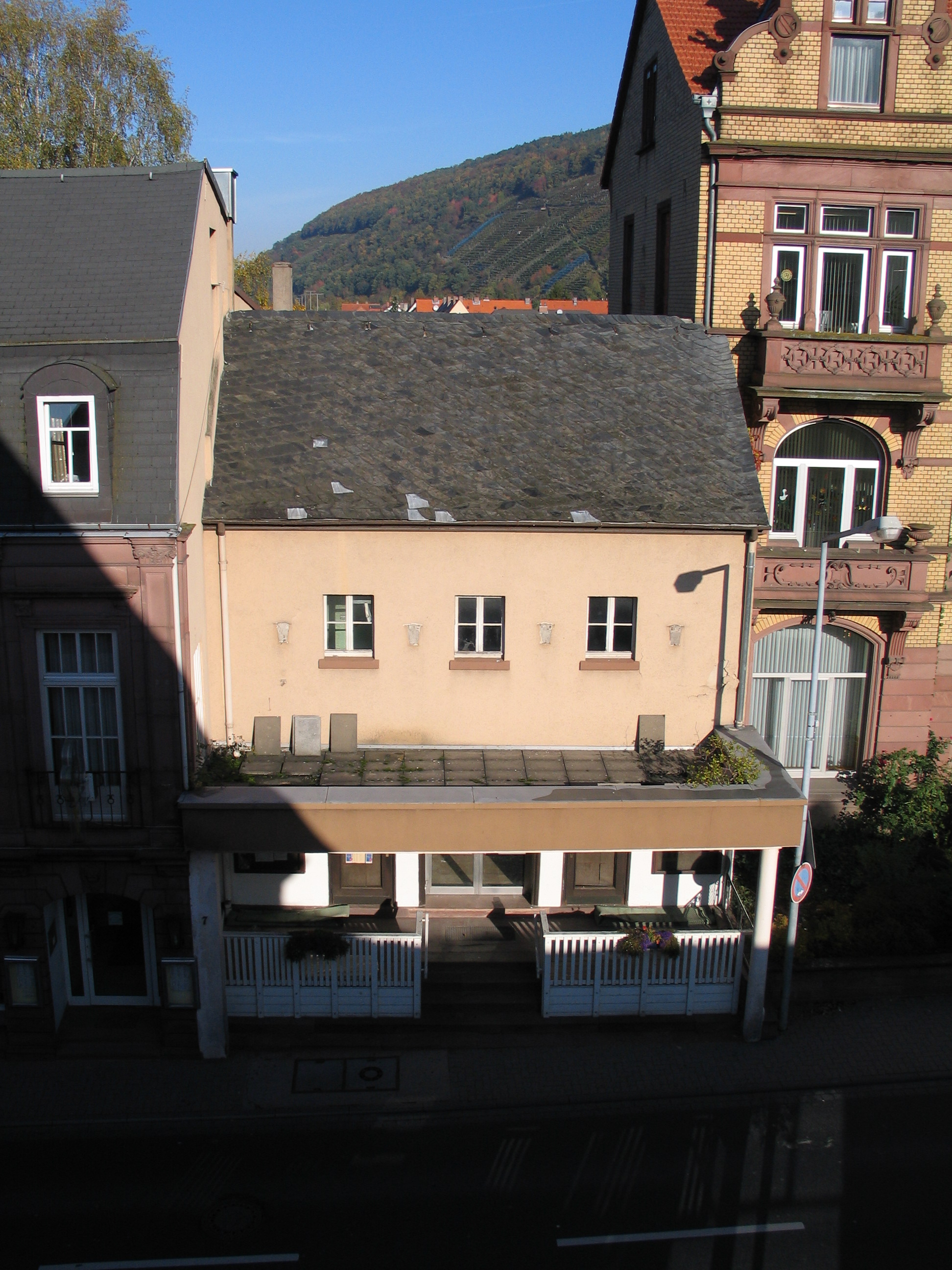 Das Kino vom Schloss Mairhofen aus aufgenommen