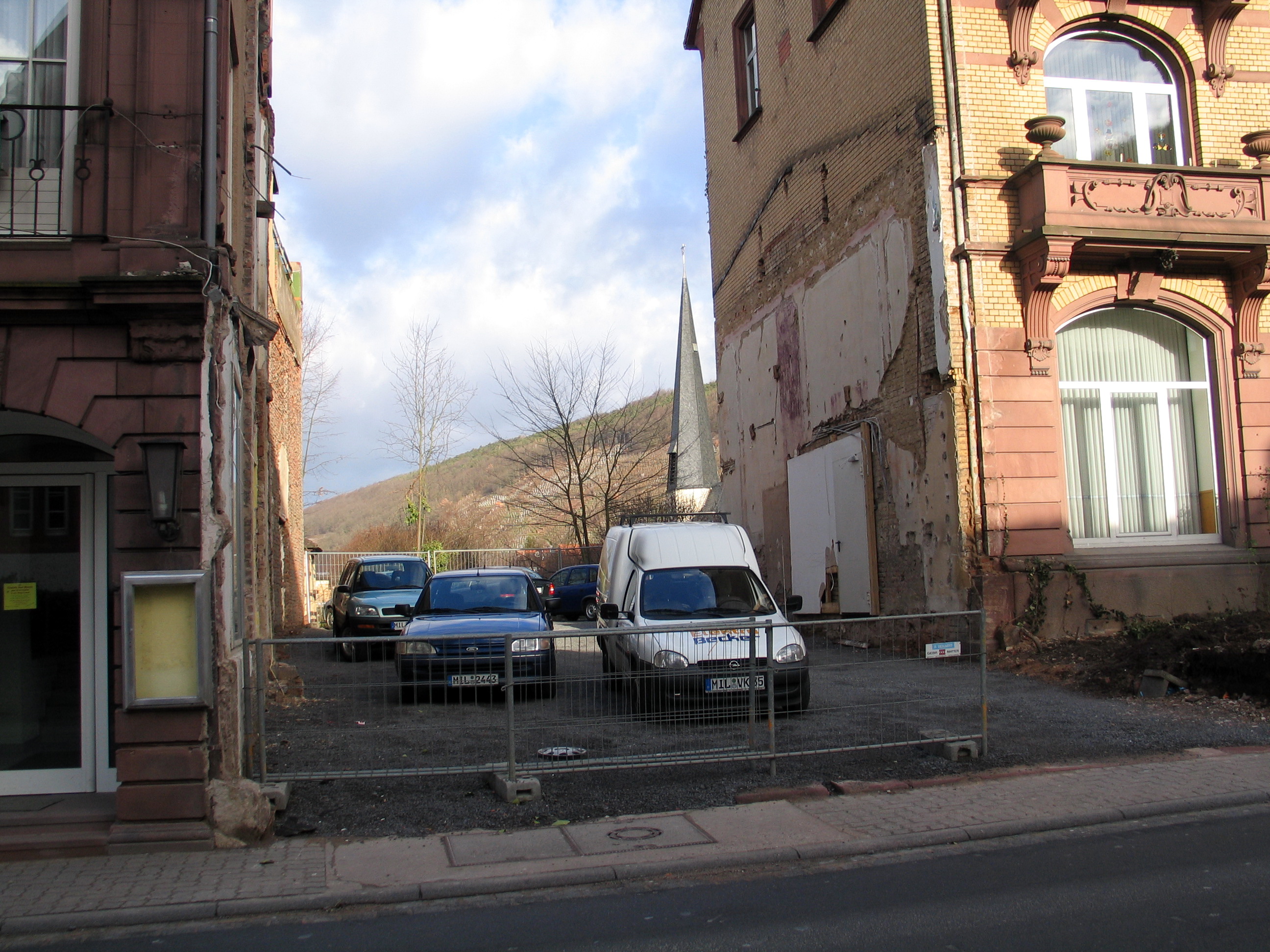 Durchsicht auf den Rosengarten