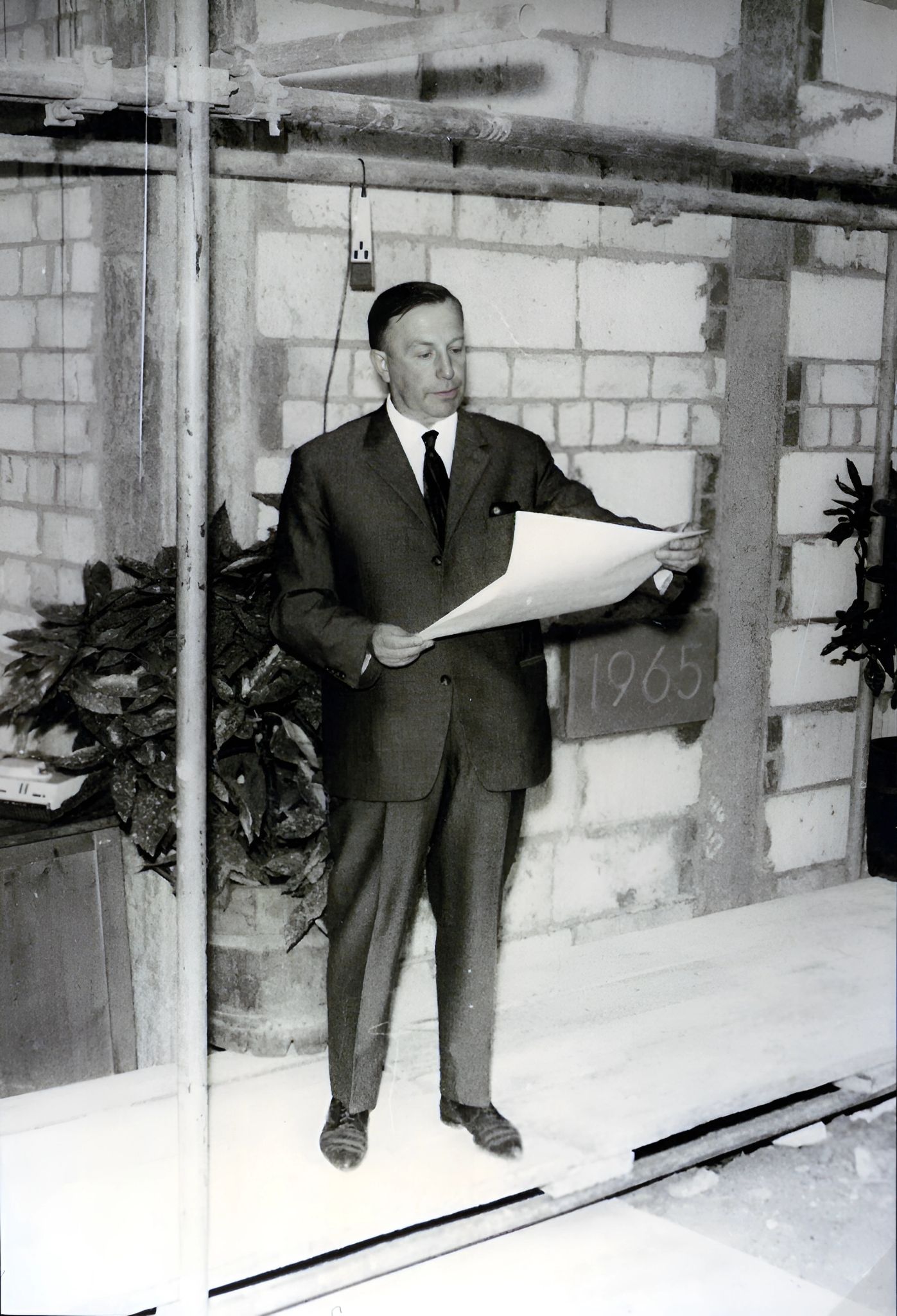 Einweihung des Erweiterungsbaus der Volksschule 1966