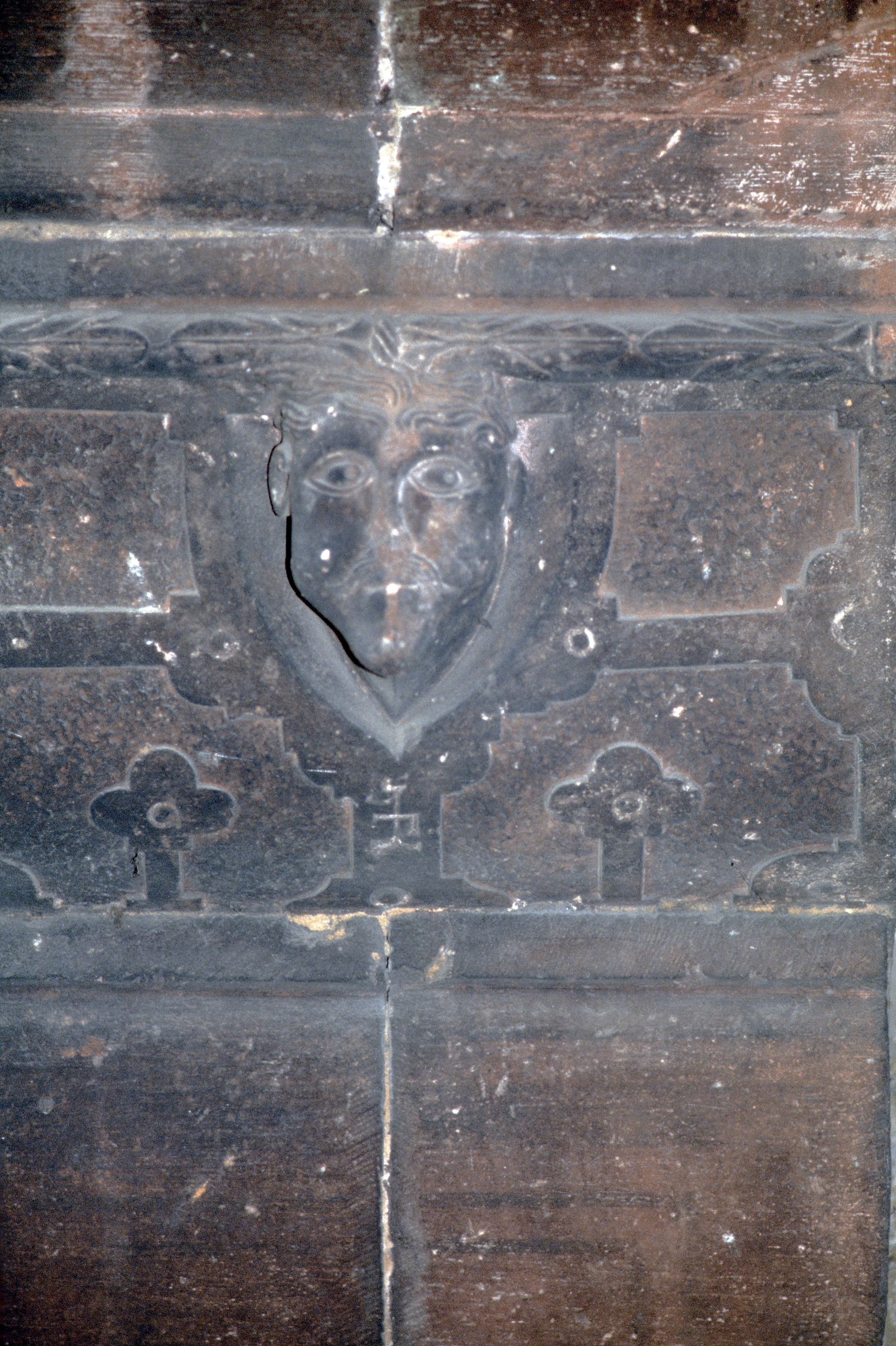 Detailansicht Kapitell im Durchgang des Torhauses um 1995