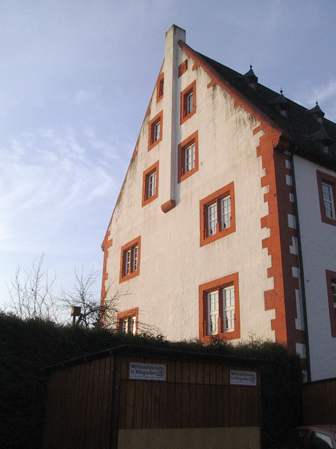 Südfassades des Haupthauses