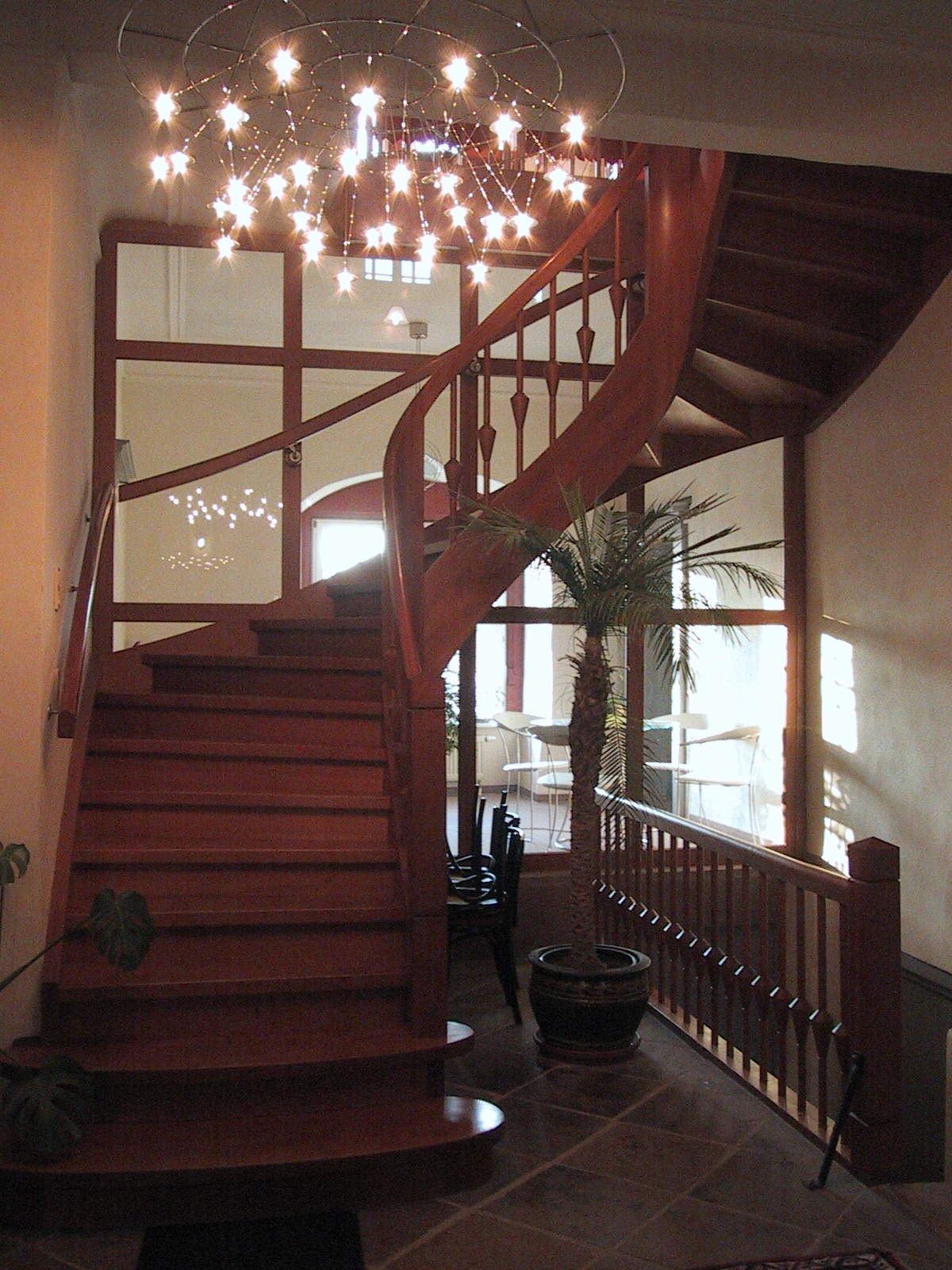 Wendeltreppe im Haupthaus