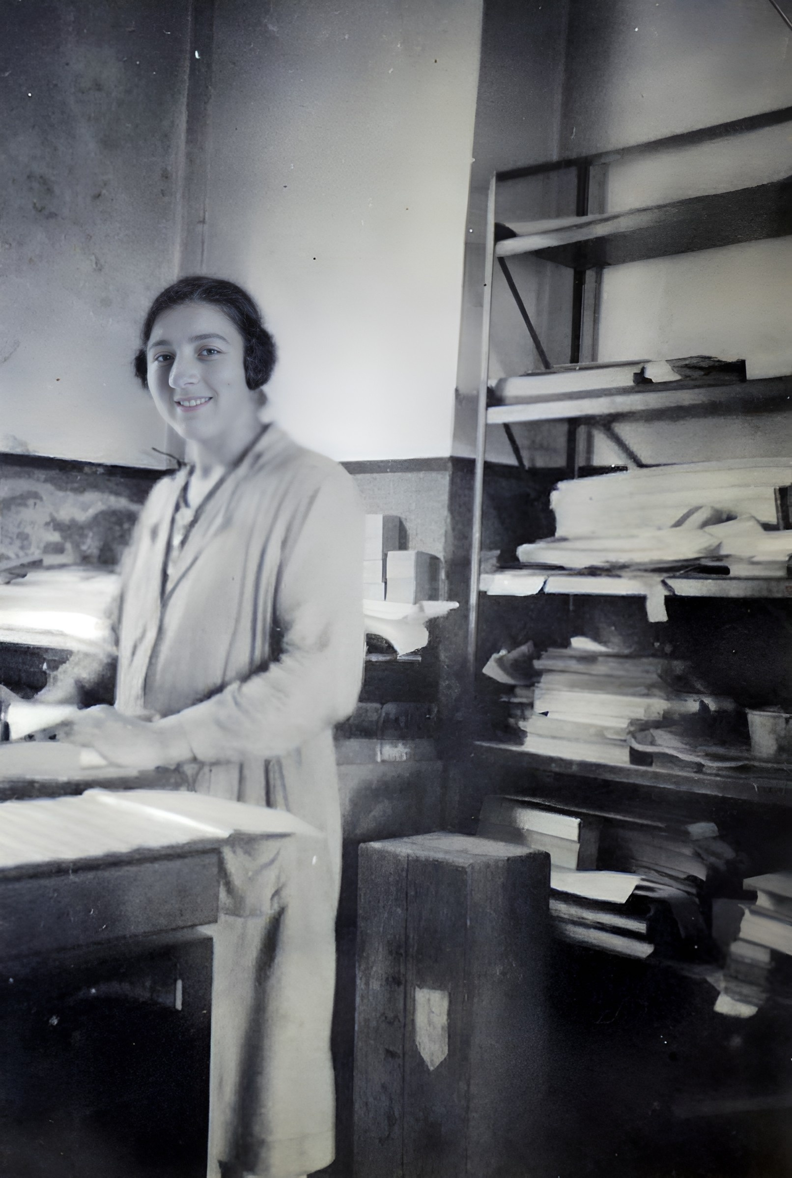 In der Druckerei Heinrich Bingemer