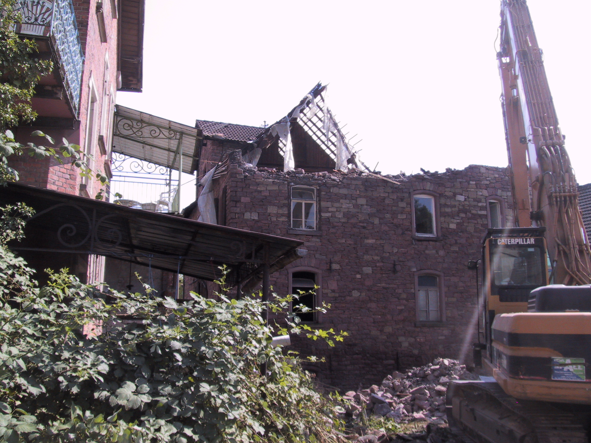 Abriss der Wilhelmstraße 10