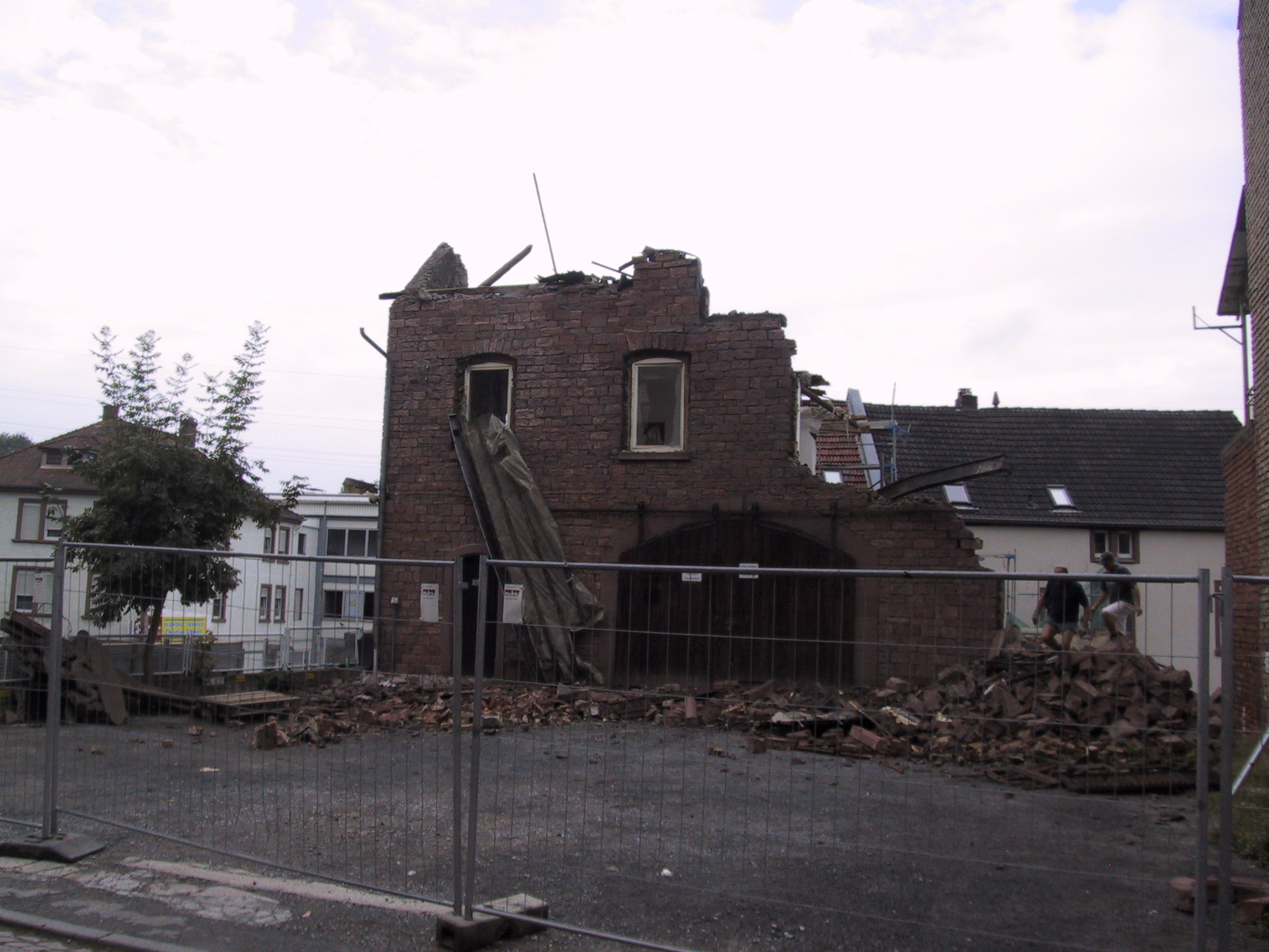 Abriss der Wilhelmstraße 10