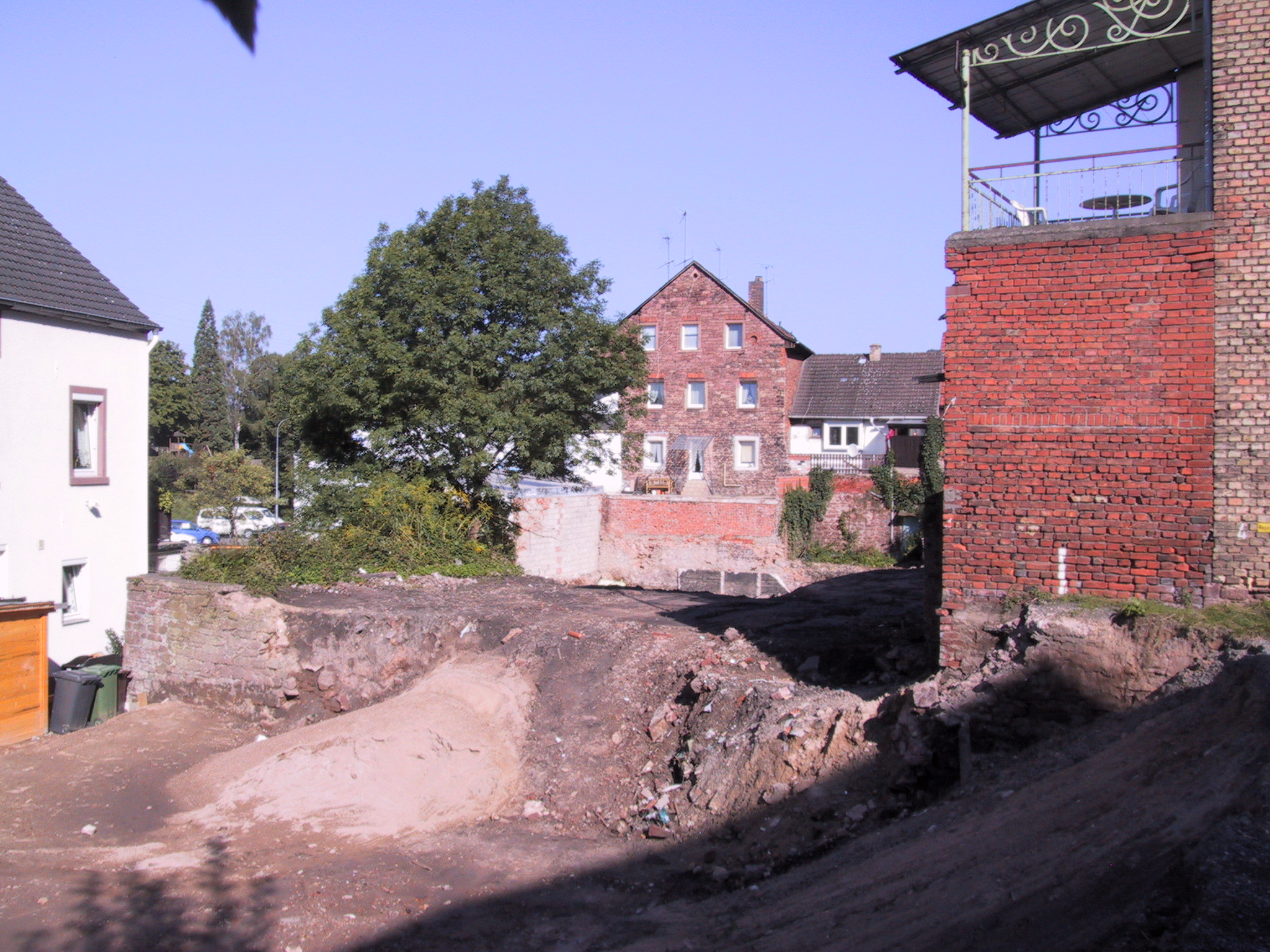Die Wilhelmstraße 10 ist abgerissen