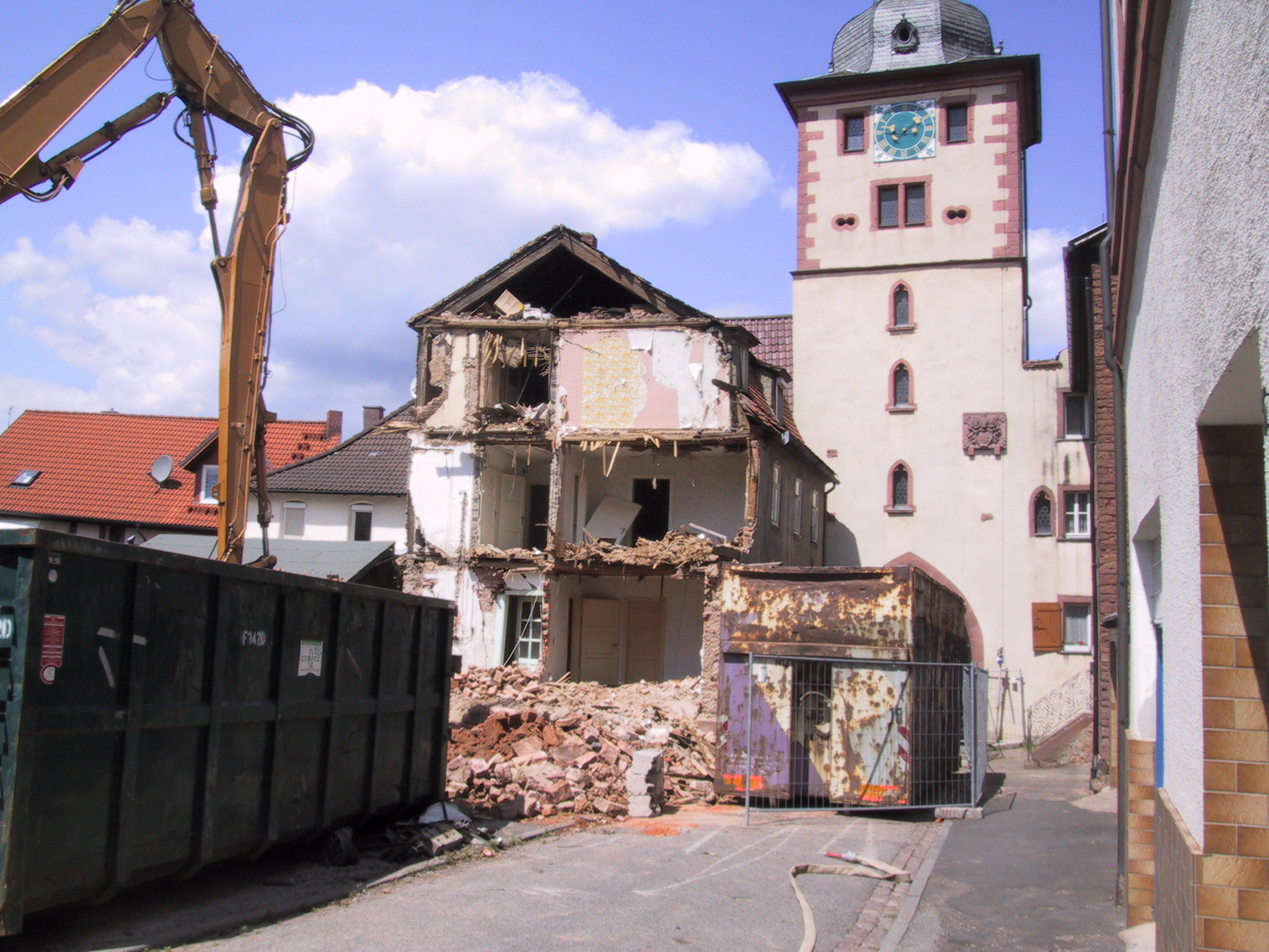 Abriss der Wilhelmstraße 2