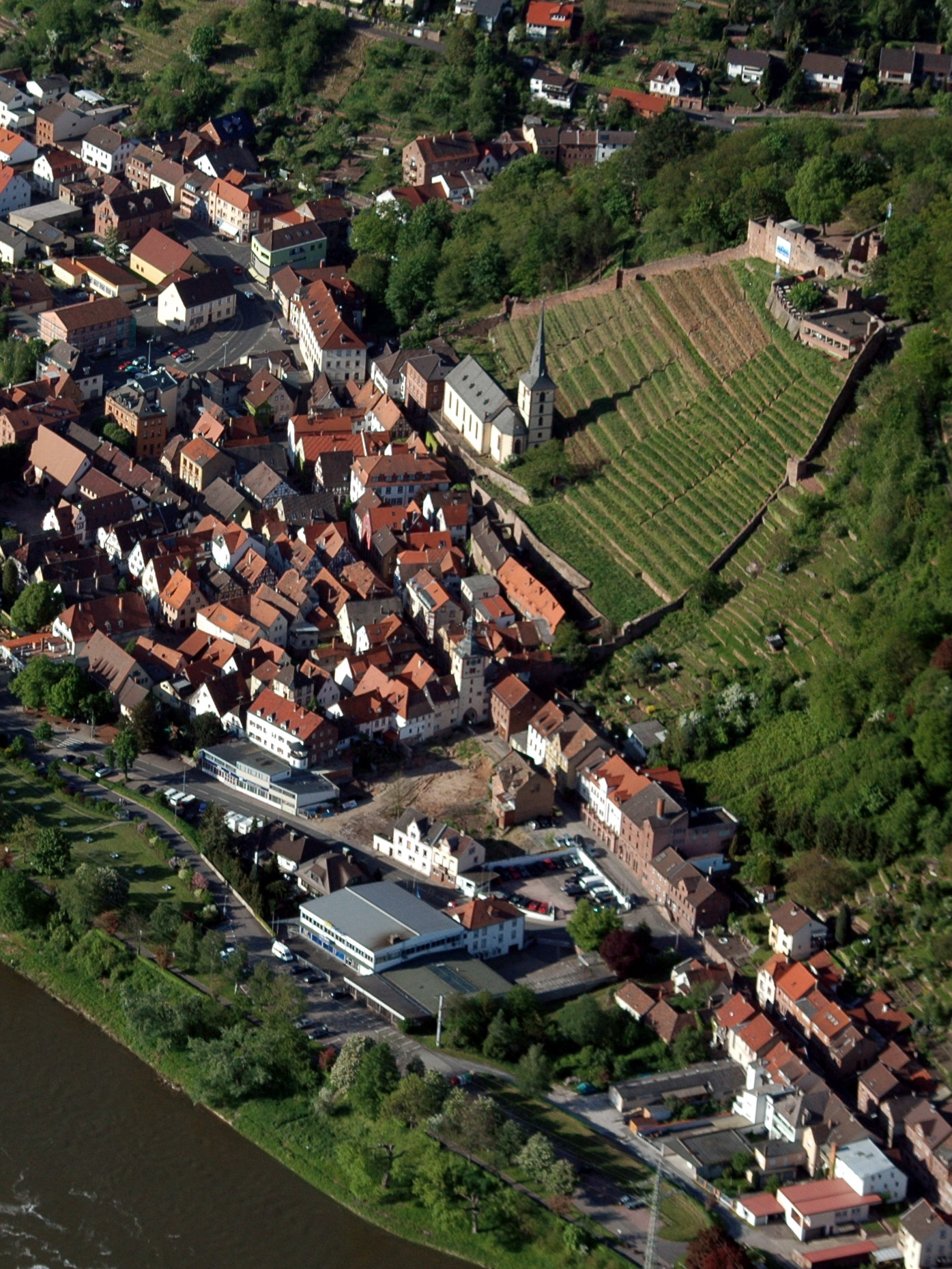 Die Südspitze nach Abriss der Gebäude