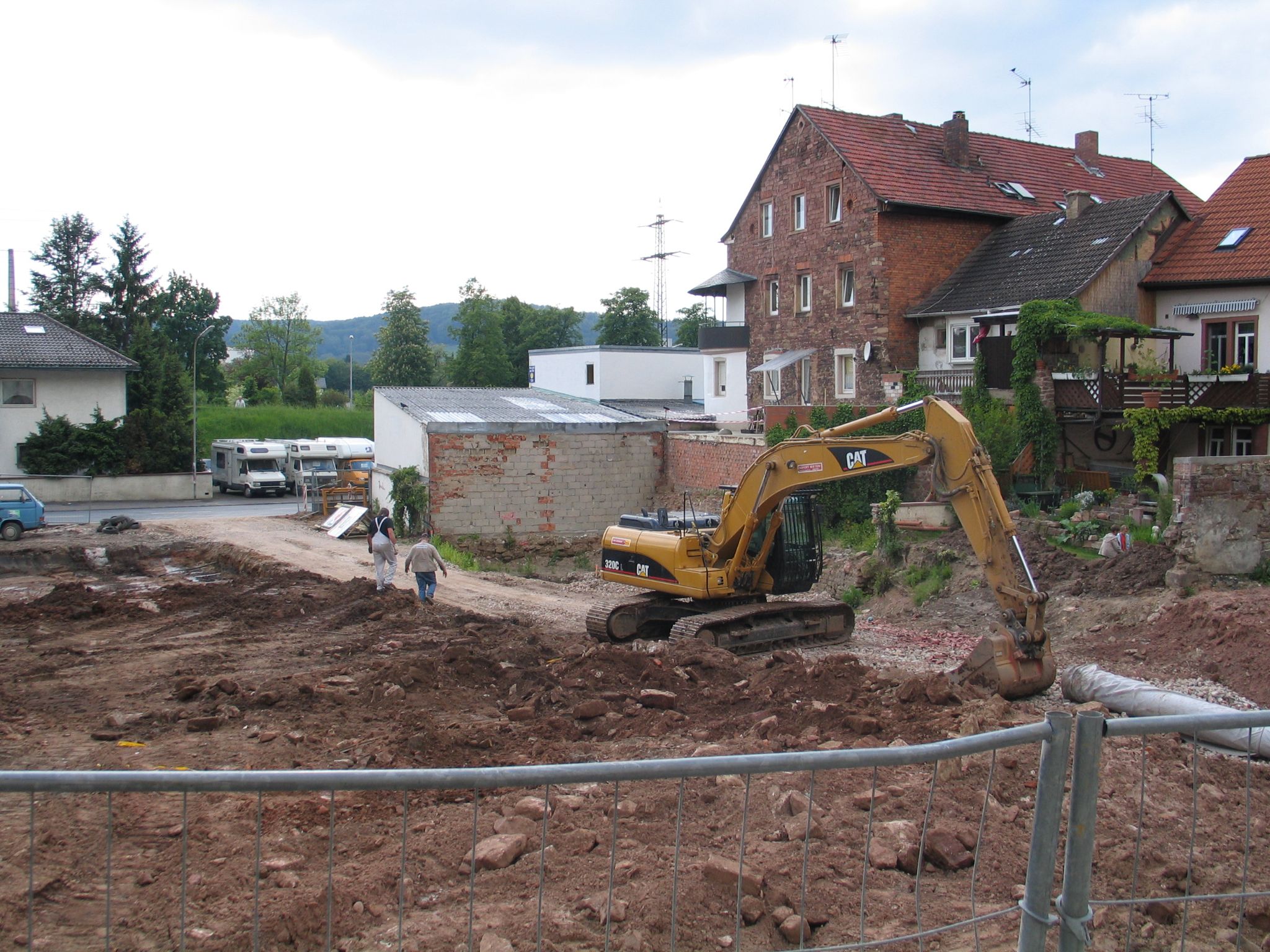 Beginn der Bauarbeiten