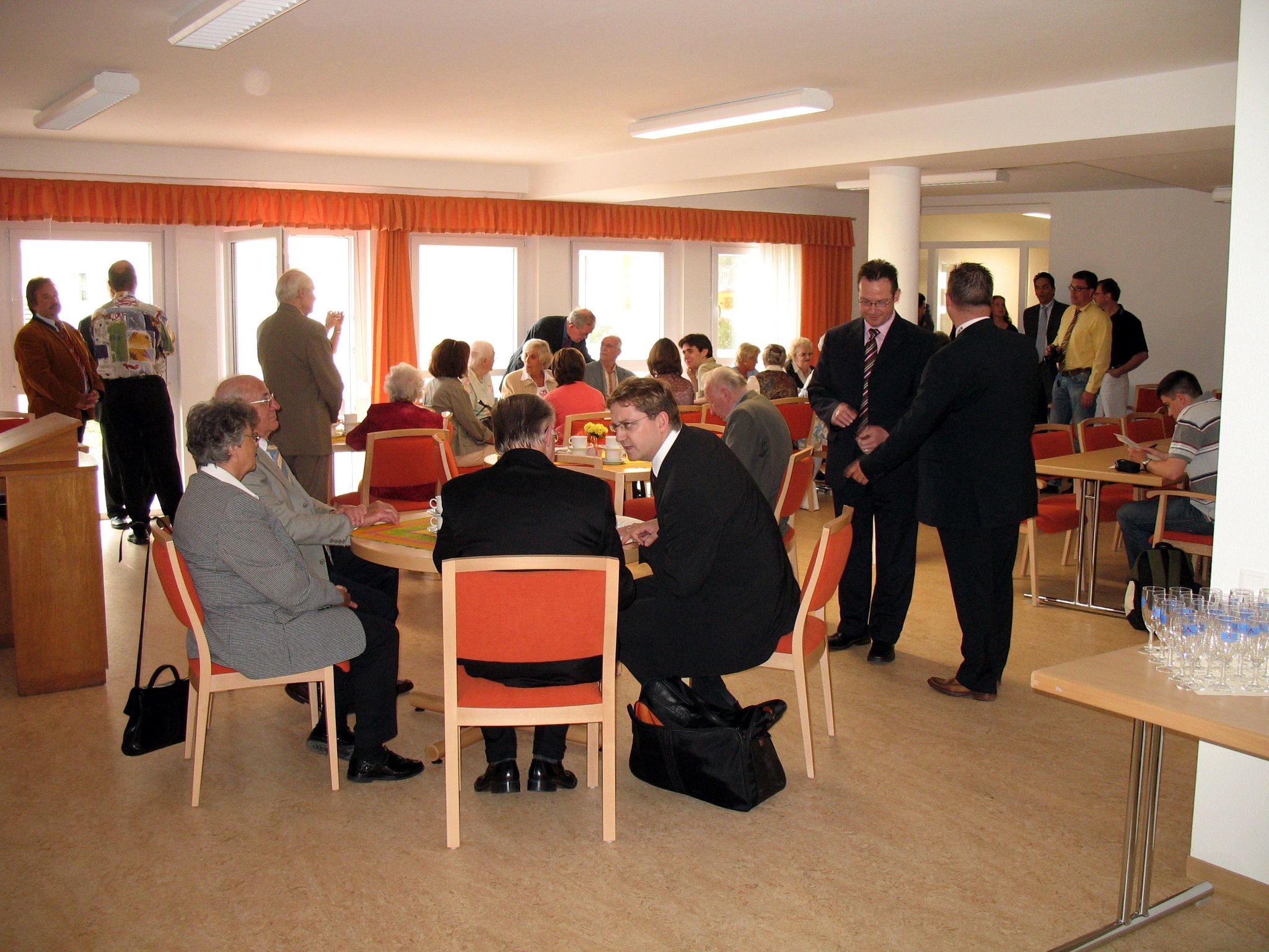 Einweihungsfeier im Gemeinschaftsraum