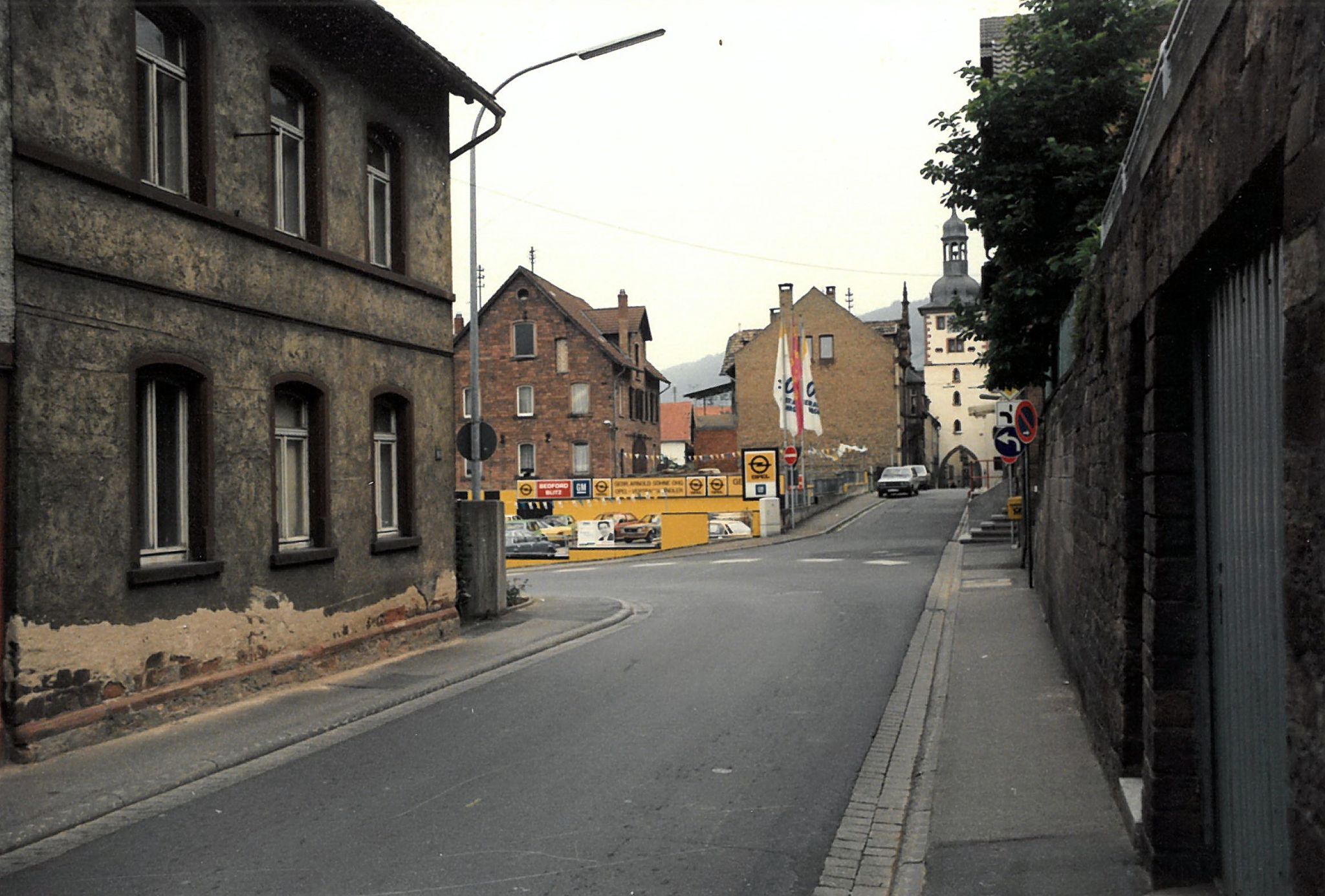 Blick aus der Wilhelmstraße auf die "Südspitze"
