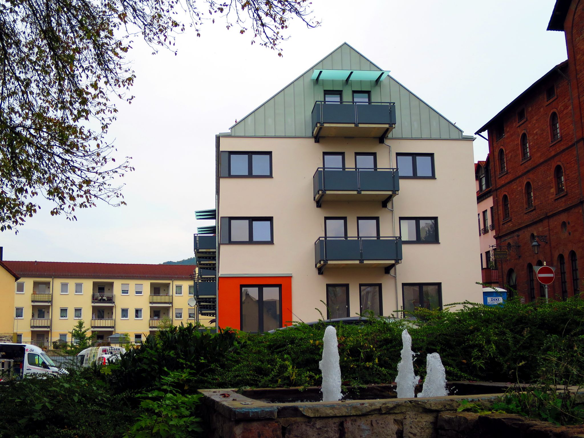 Das Gebäude ist fertiggestellt