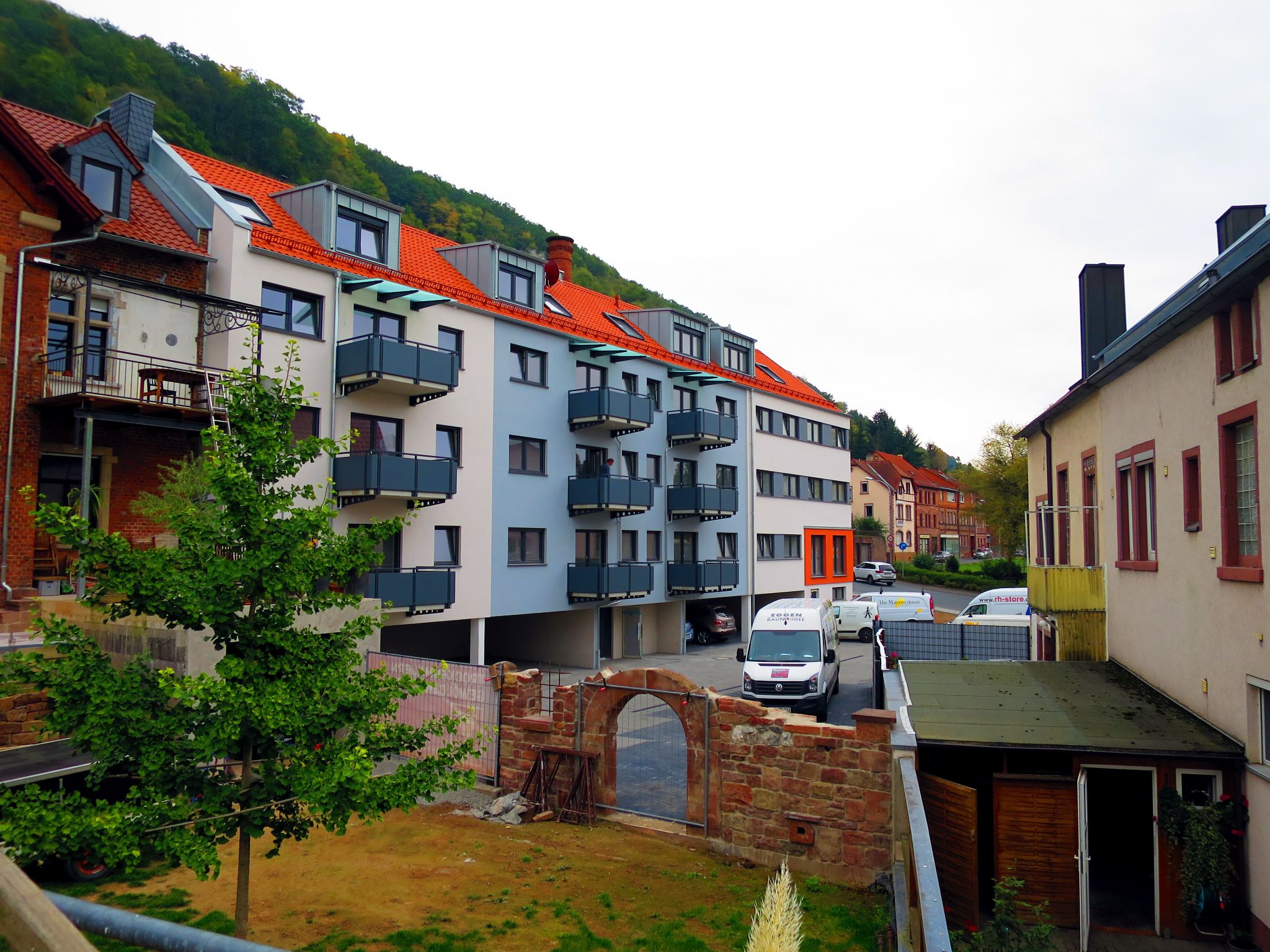 Das Gebäude ist fertiggestellt