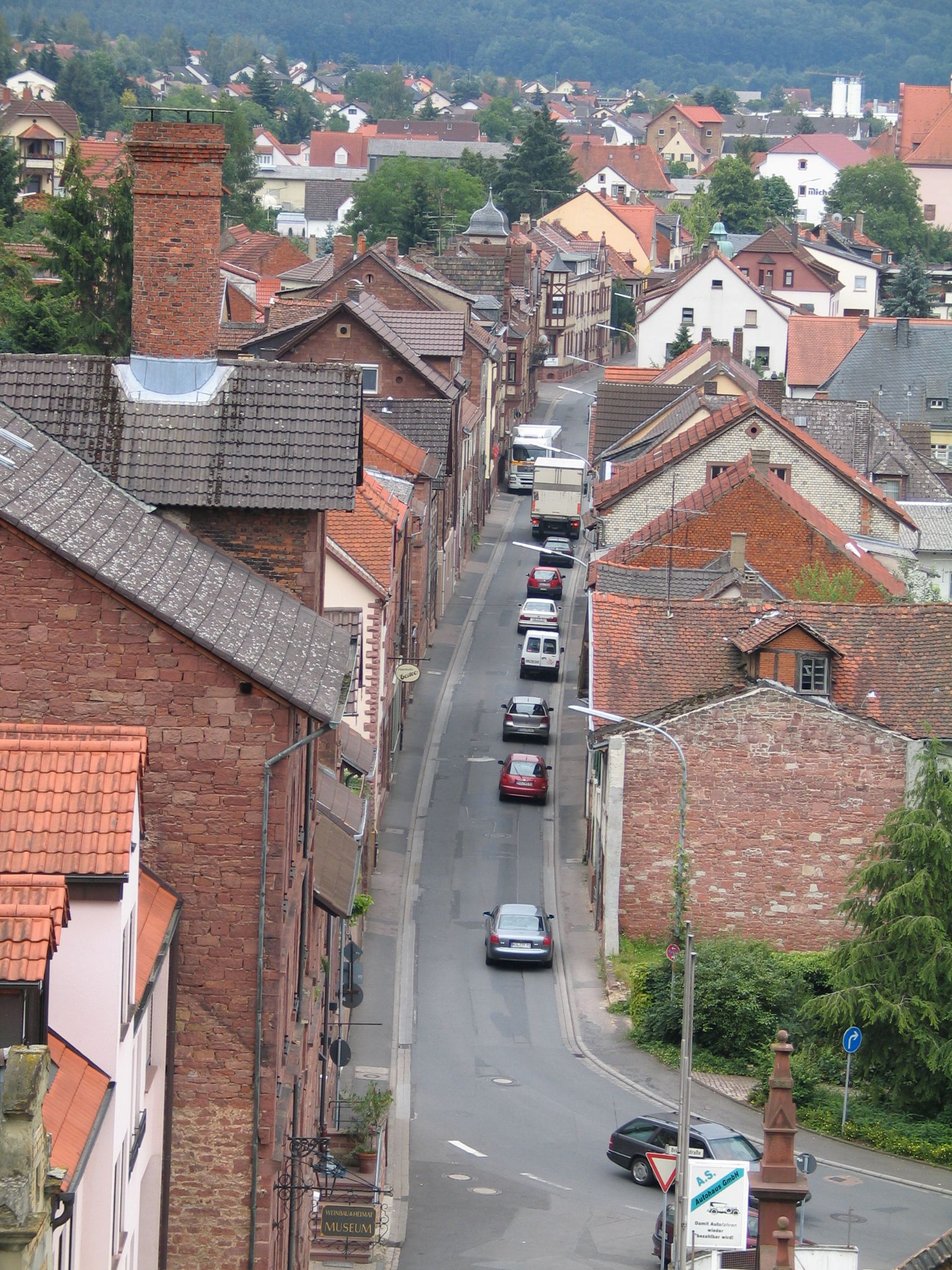 LKW-Begegnung in der Wilhelmstraße