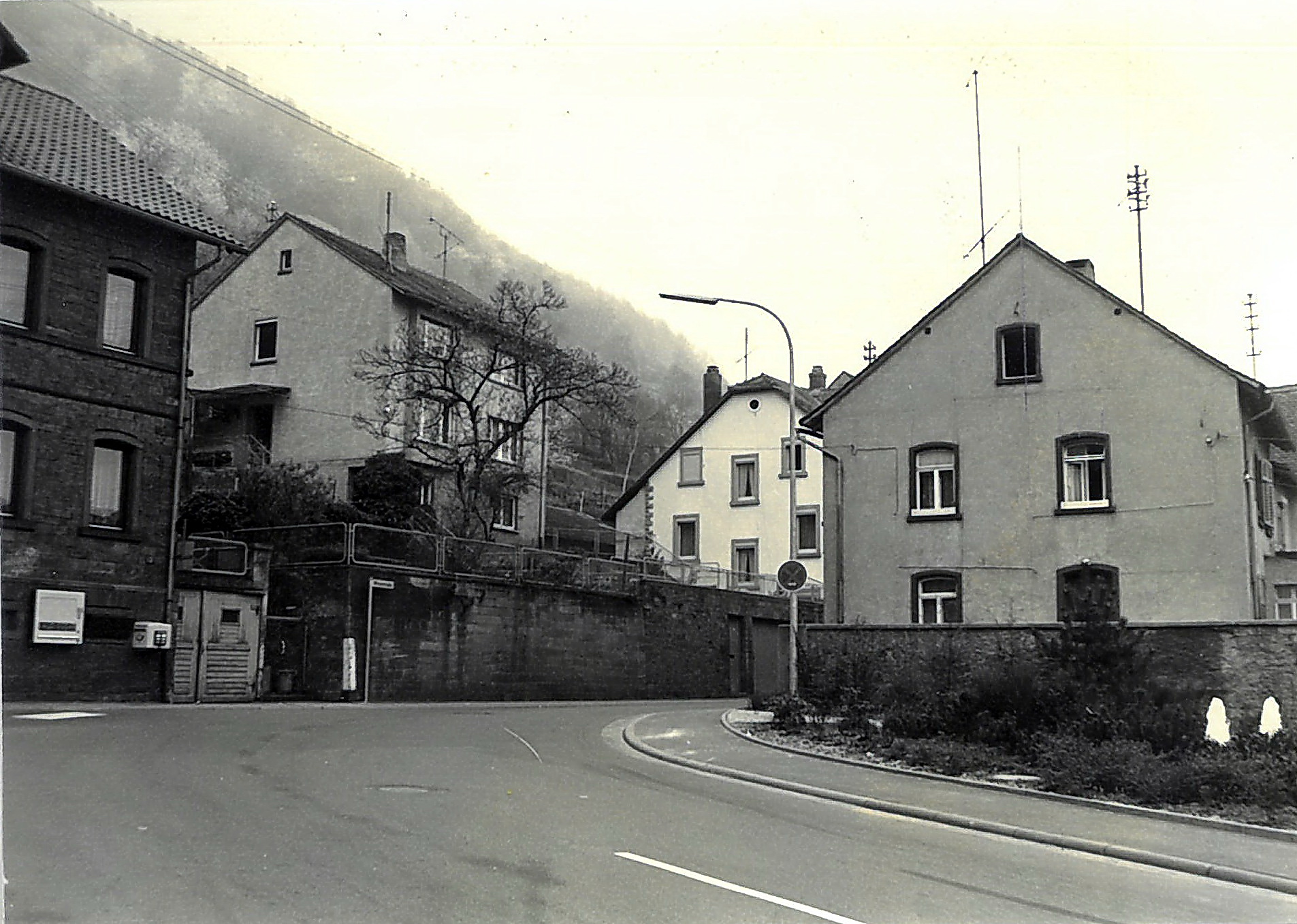 Einmündung in die Wilhelmstraße im Jahr 1980