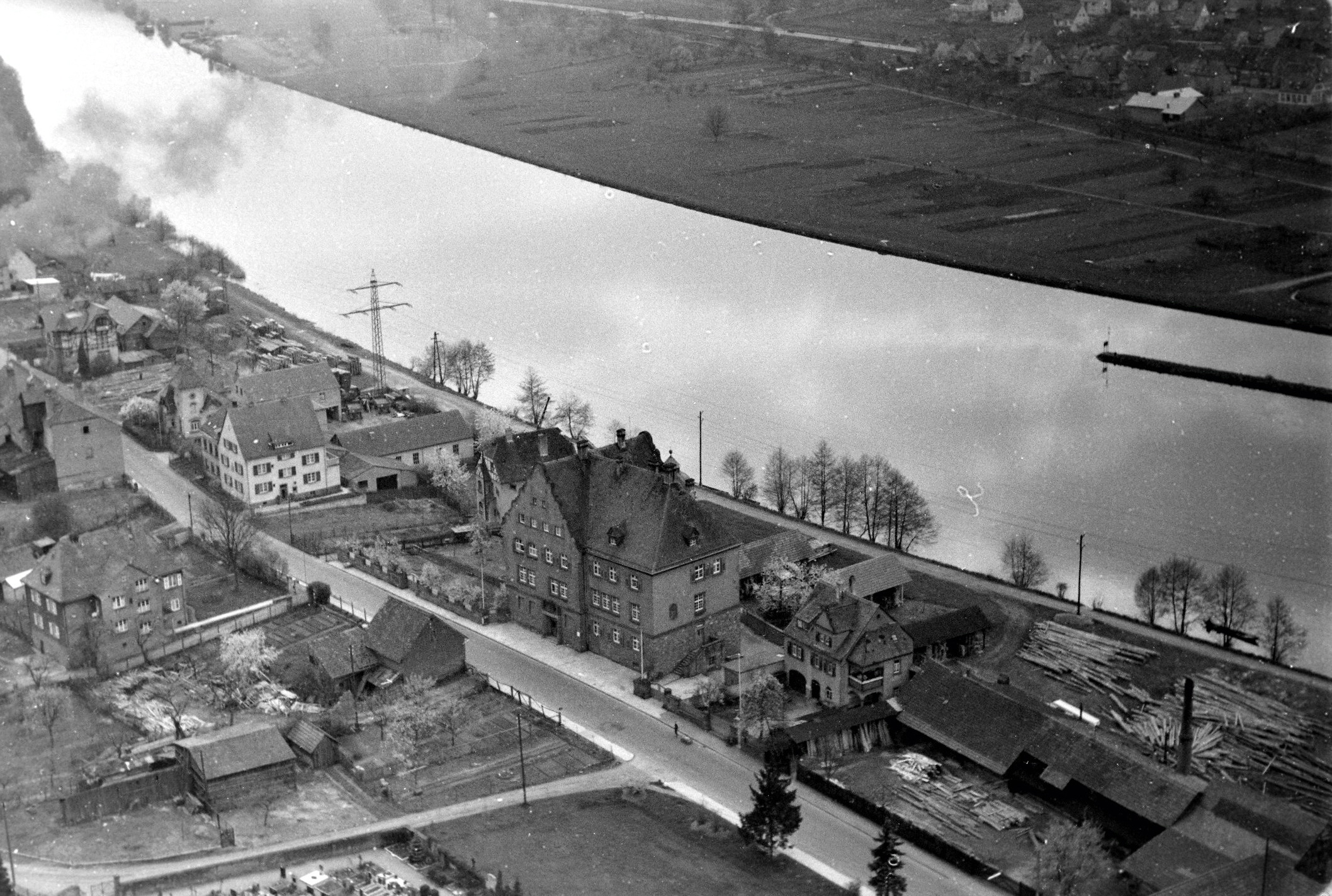 Das Vermessungsamt aus der Luft