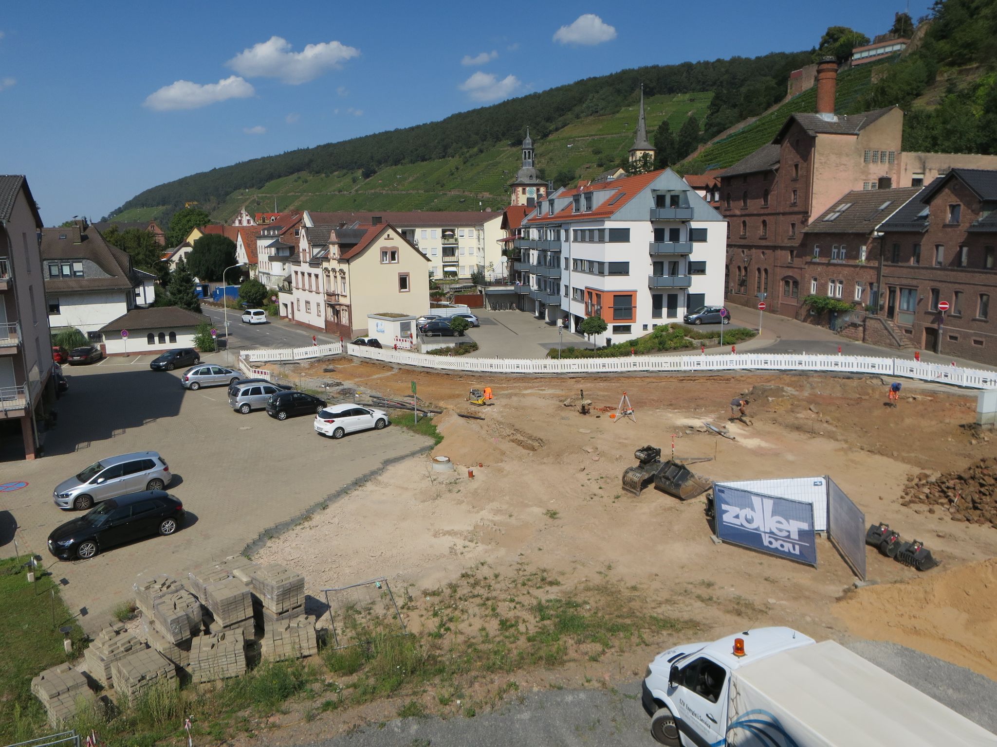 Blick vom Rathaus auf die Einmündung zur Altstadt