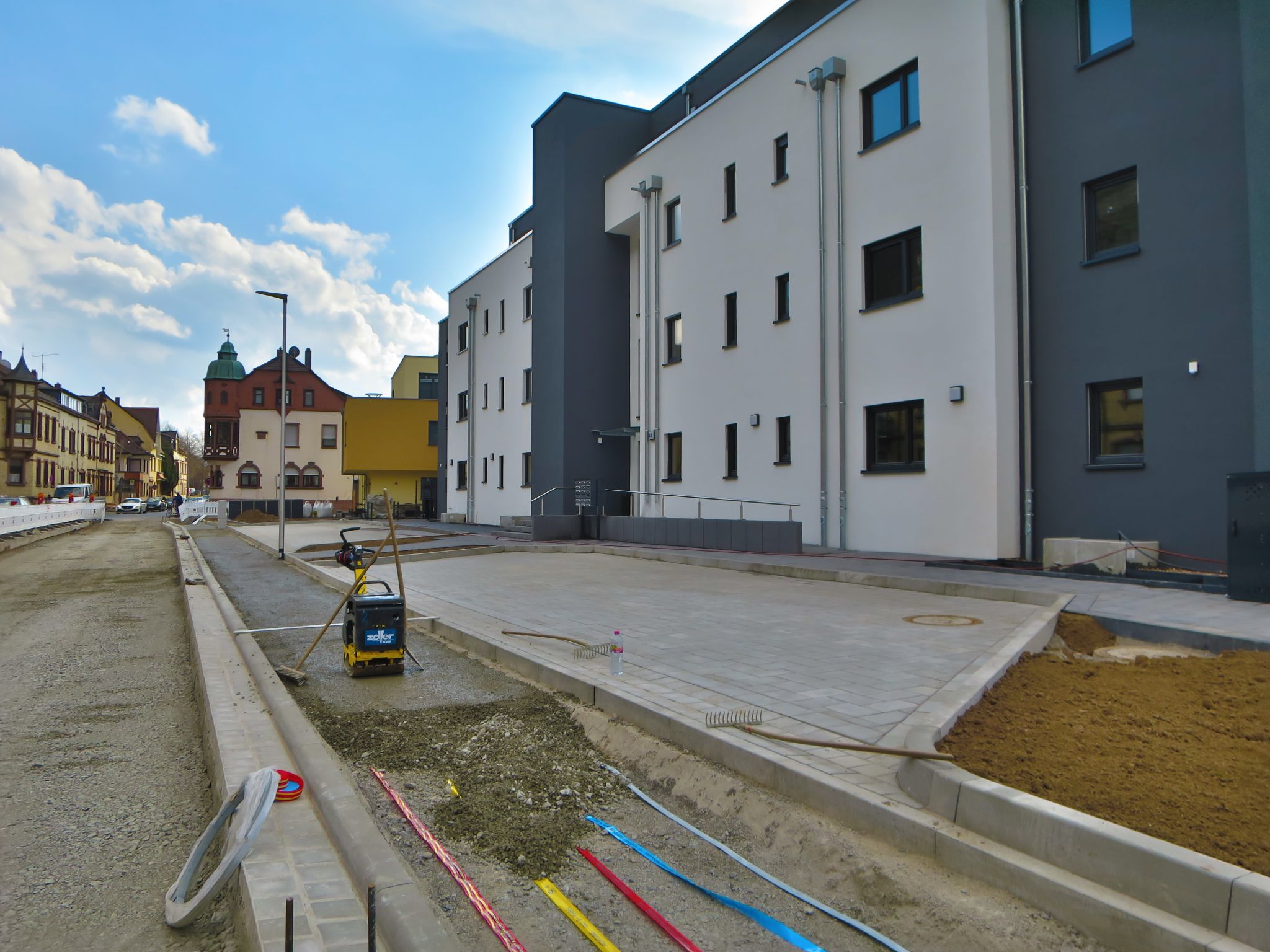 Ausbau des westlichen Gehsteigs