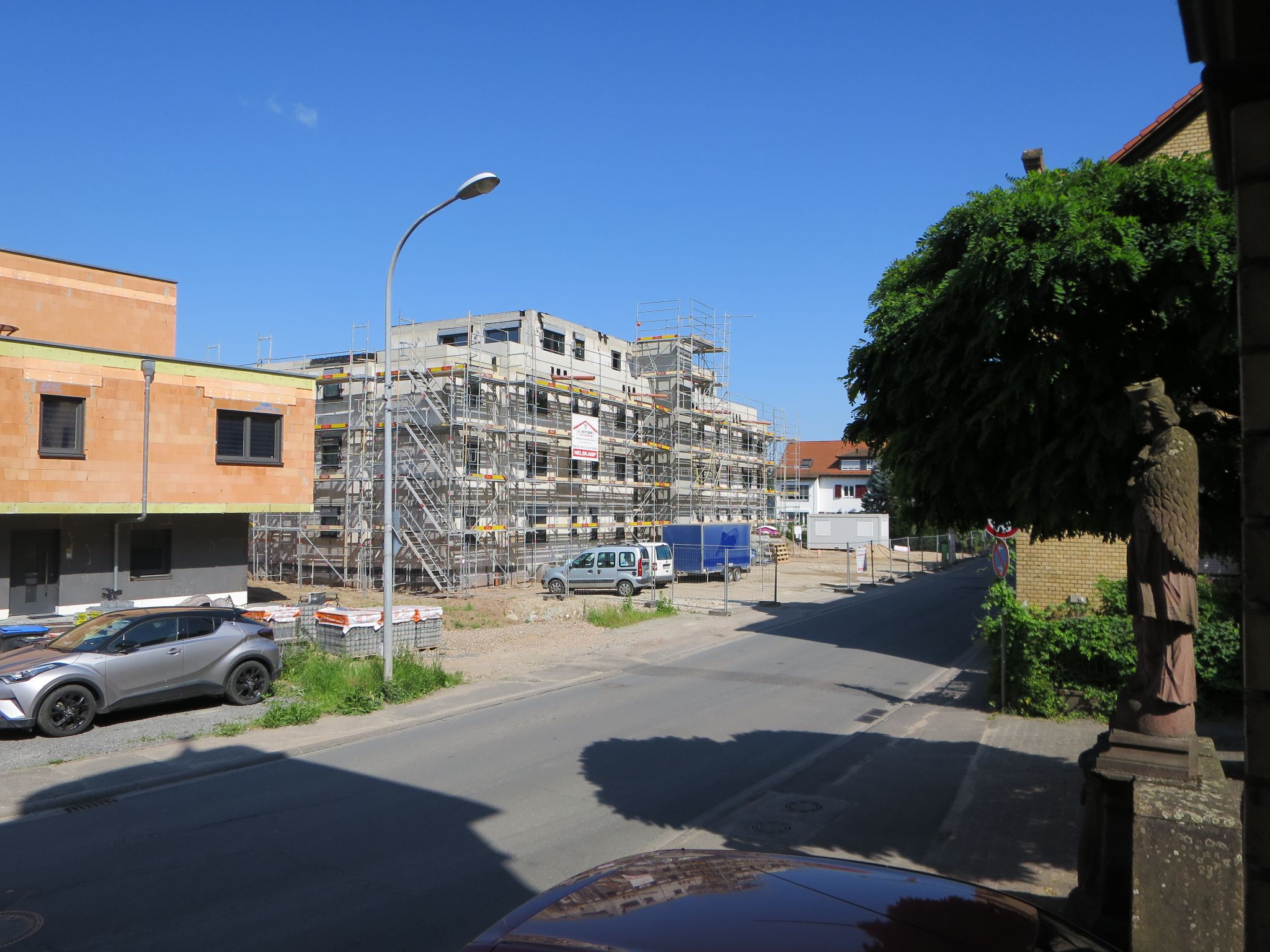 Baufortschritt am 07.06.2024 (Südostansicht)