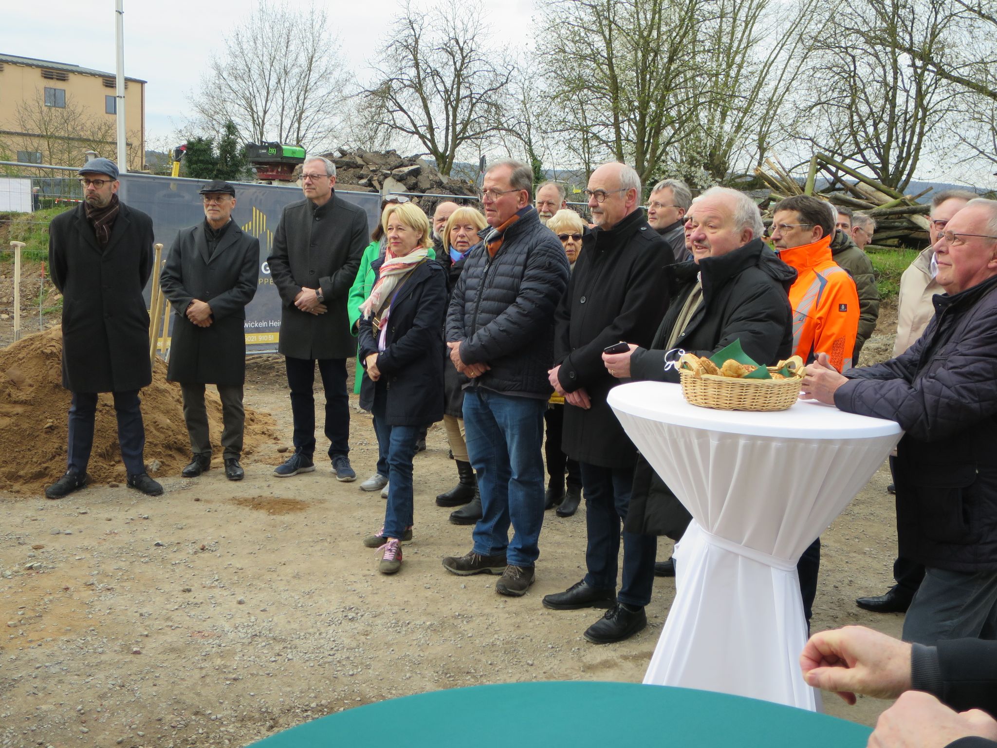Spatenstich zur Bebauung des Rathausumfeldes am 26.03.2024