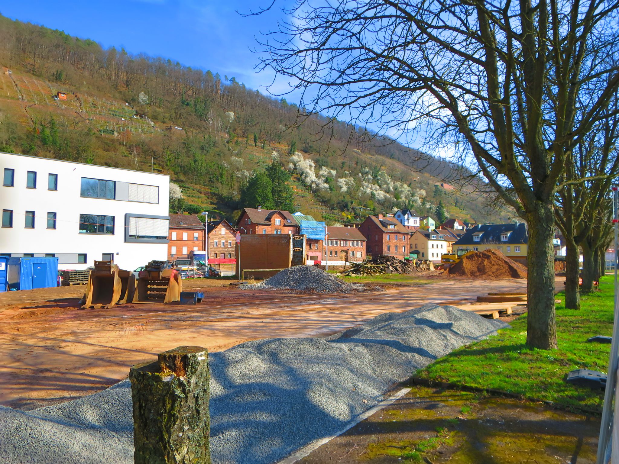 Einrichtung der Baustelle