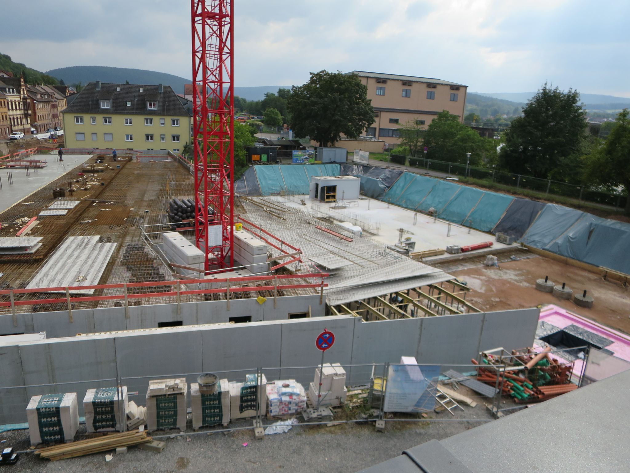 Die Baustelle im September 2024
