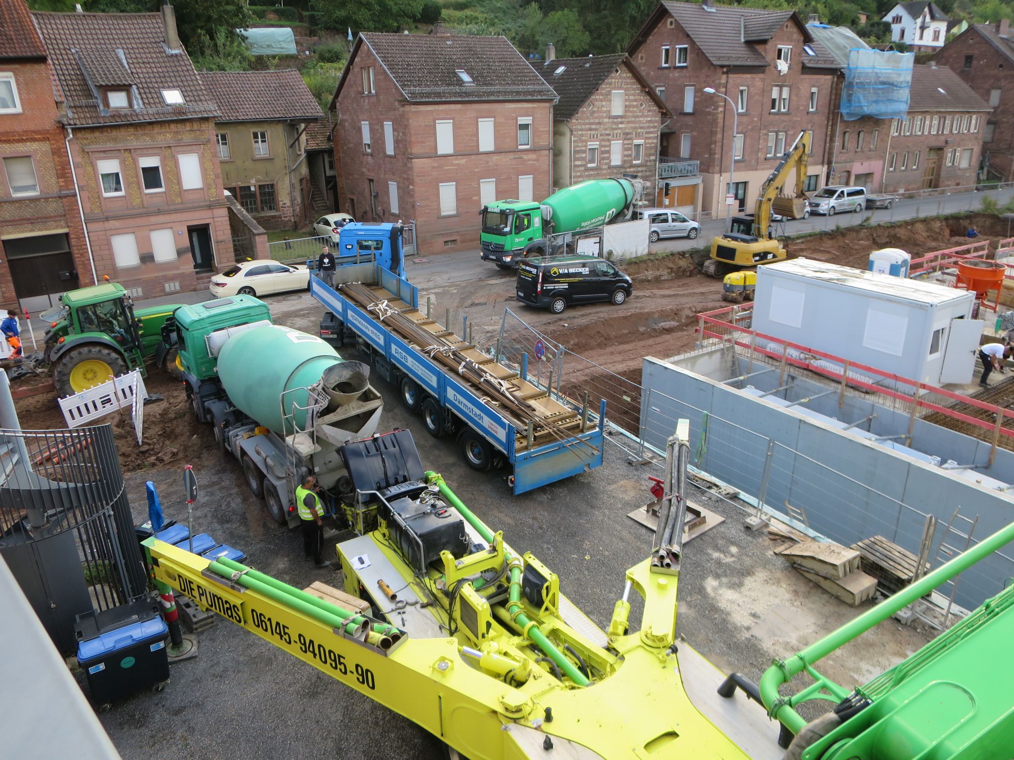 Die Baustelle im September 2024