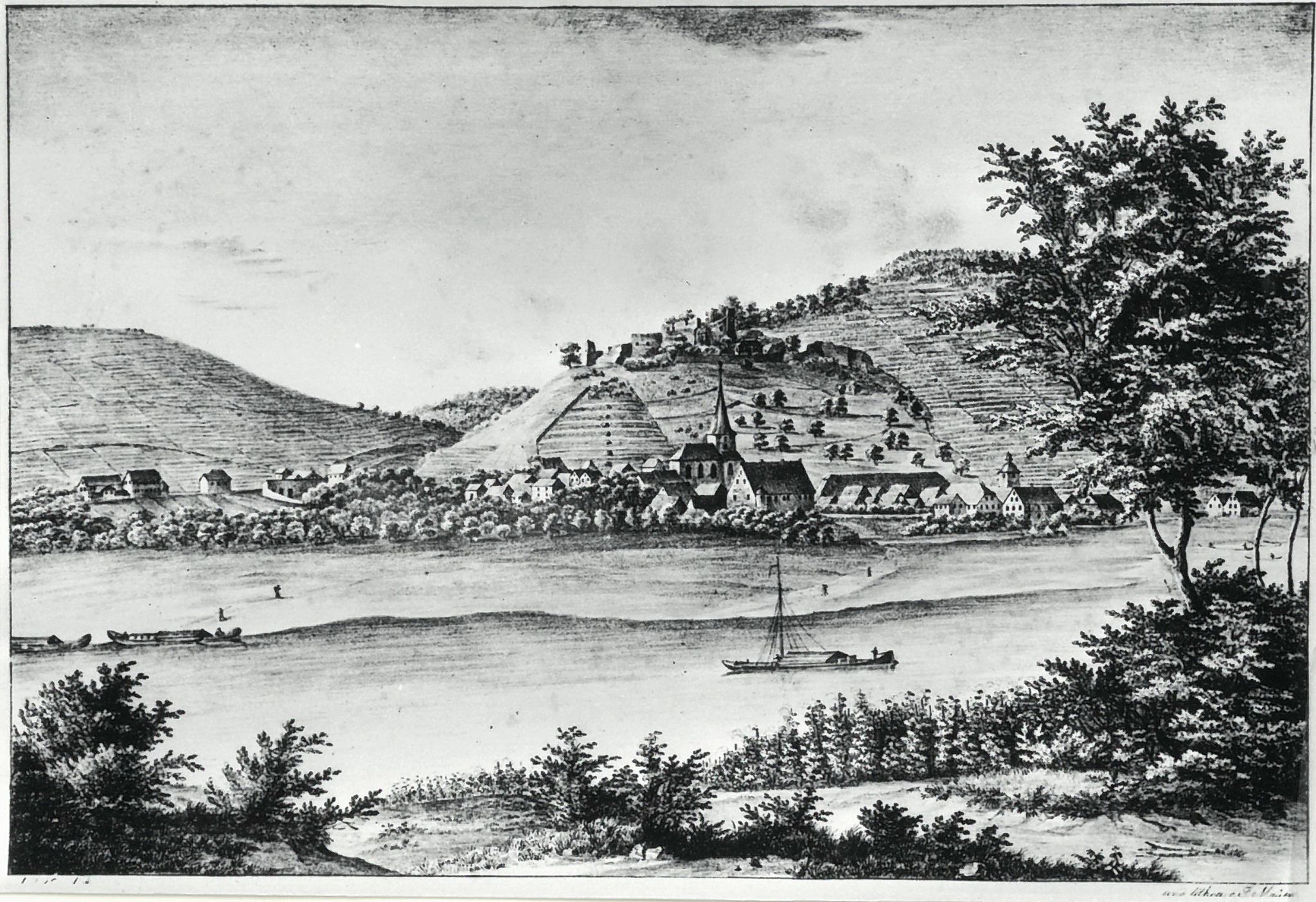 Lithographie von F. Mayer (geb. 1808)